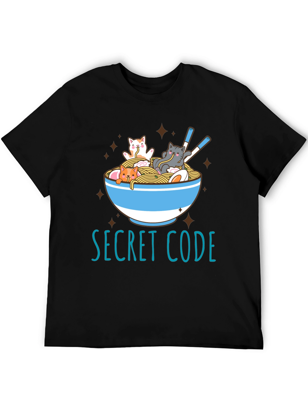 Secret Code Ramen Cats T-Shirt