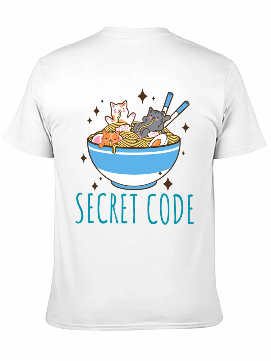 Secret Code Ramen Cats T-Shirt