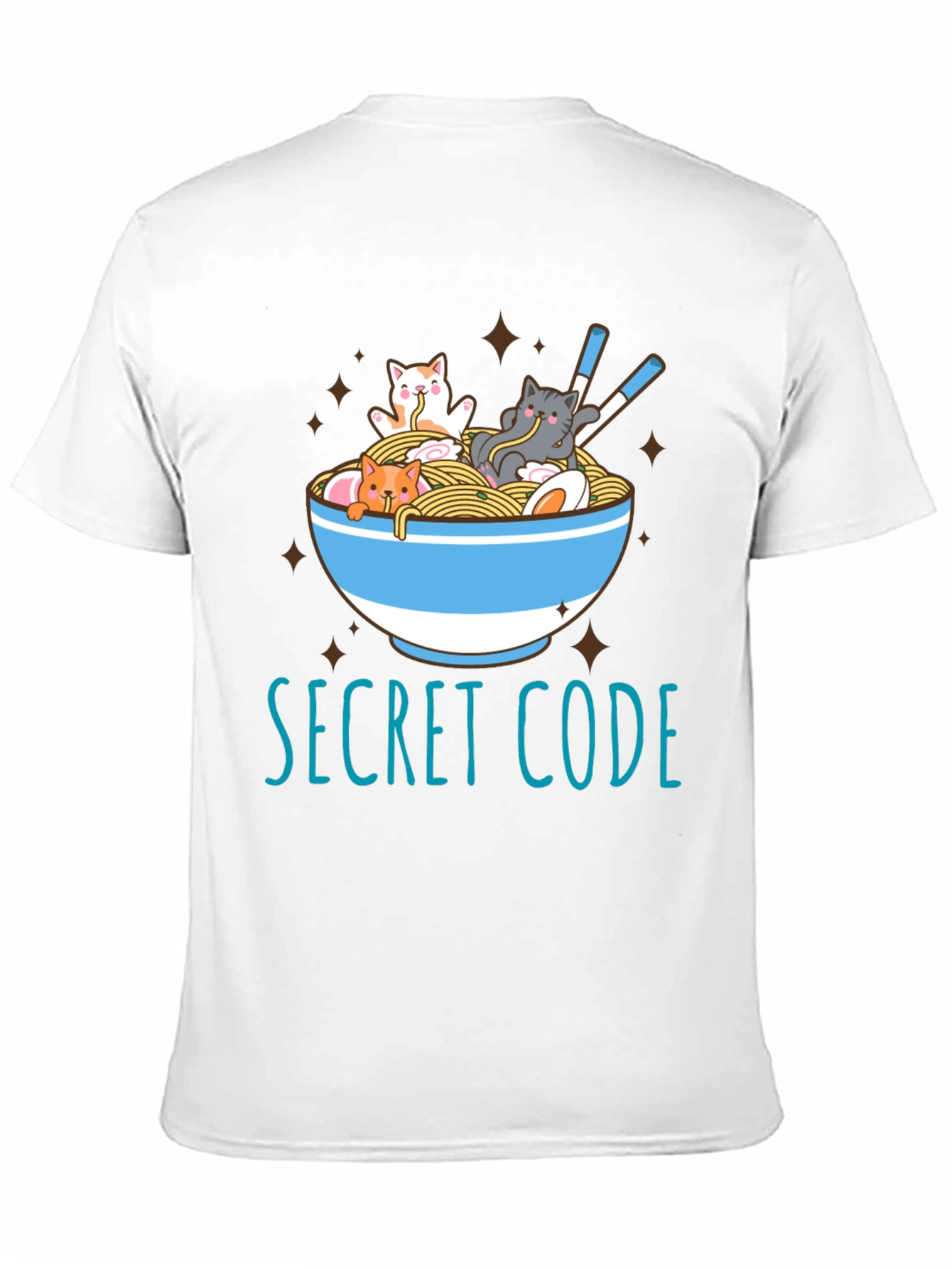 Secret Code Ramen Cats T-Shirt