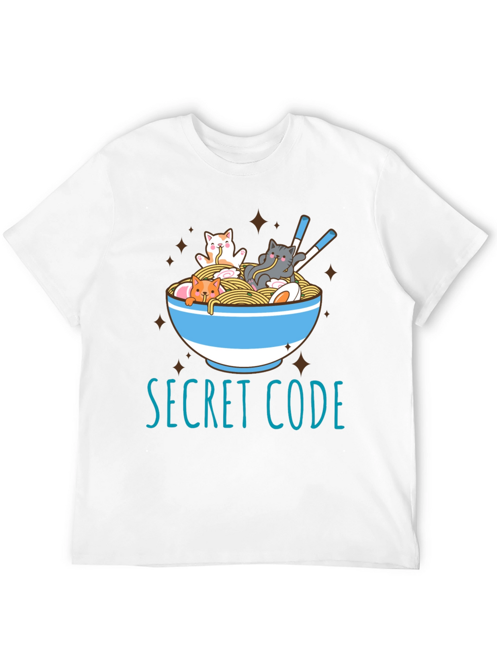 Secret Code Ramen Cats T-Shirt