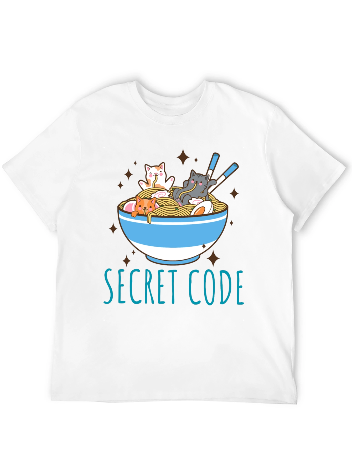 Secret Code Ramen Cats T-Shirt