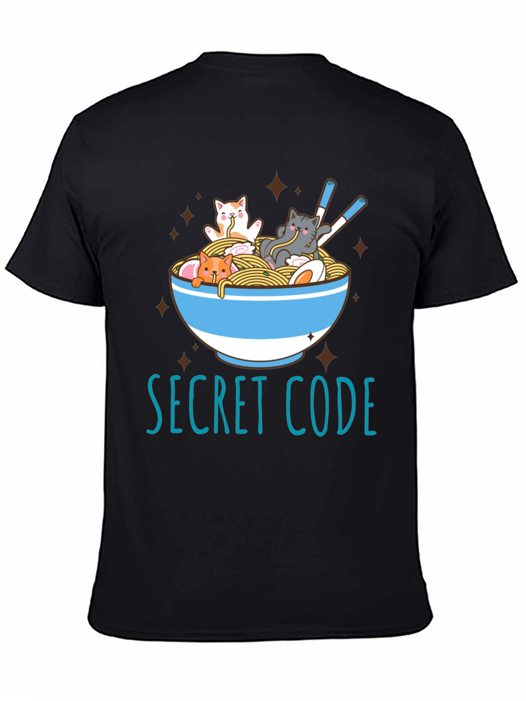 Secret Code Ramen Cats T-Shirt