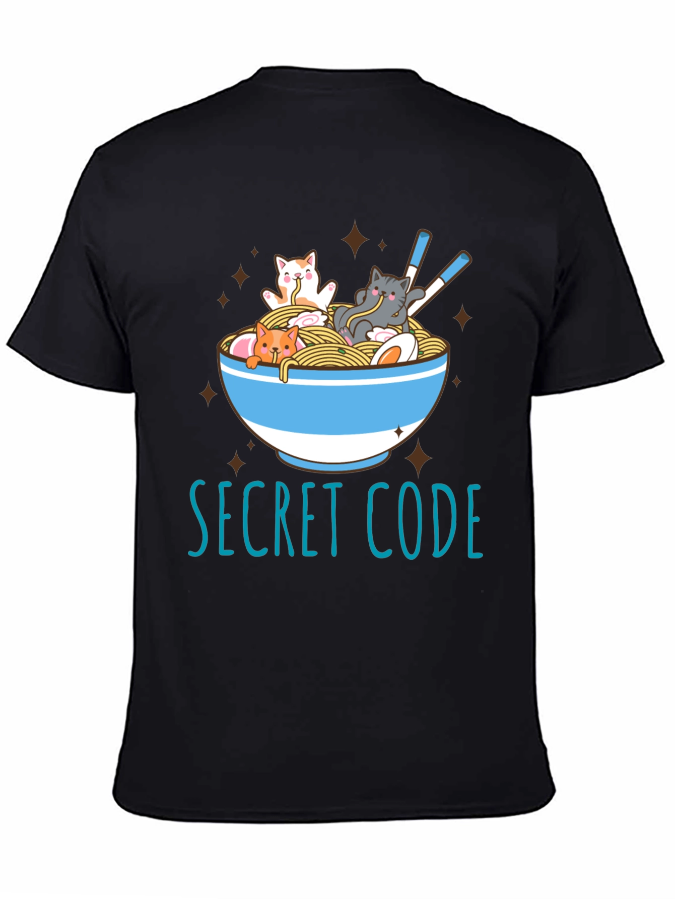 Secret Code Ramen Cats T-Shirt