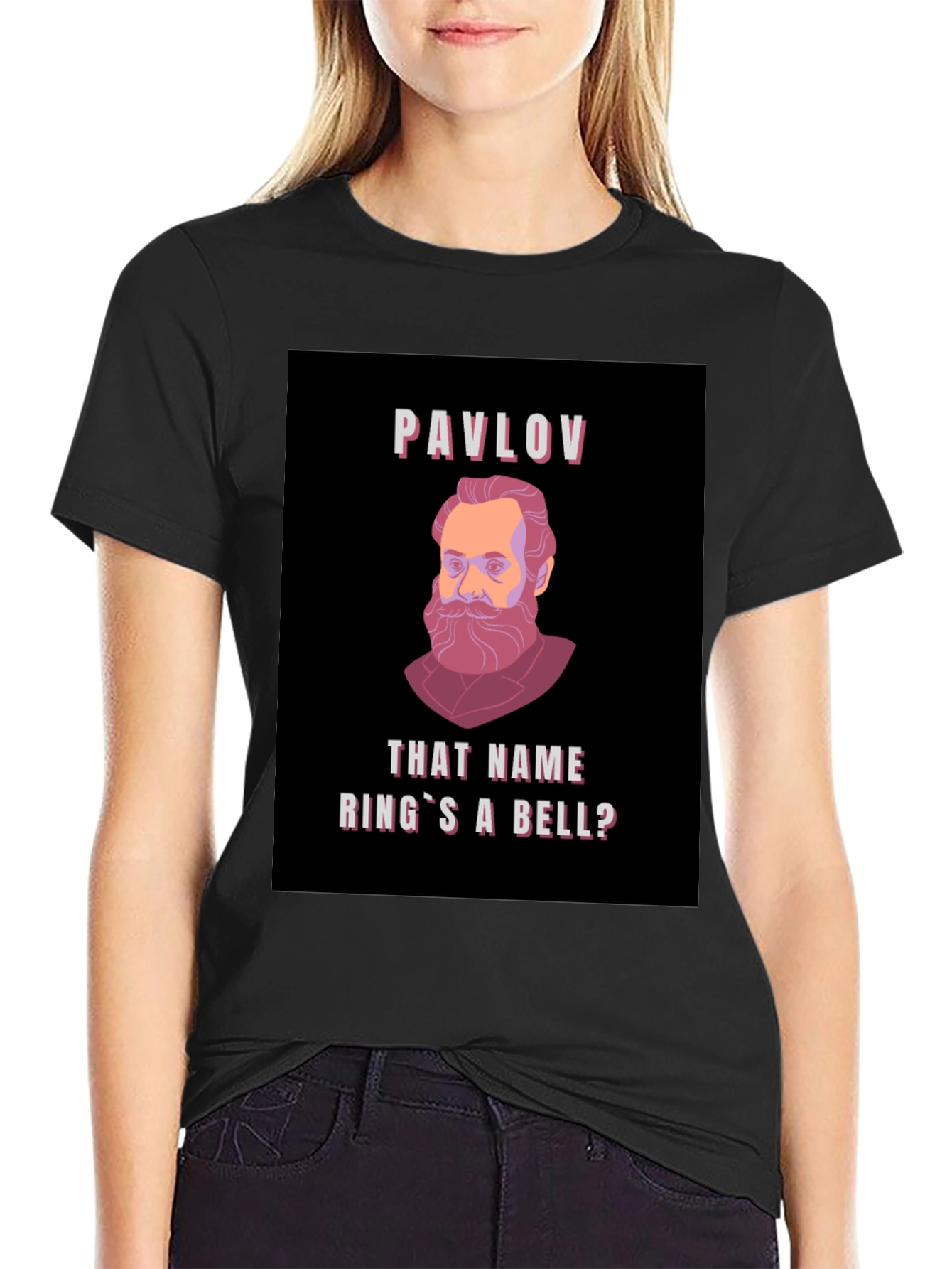 Pavlovs Dog T-Shirt - That Name Rings a Bell? Funny Psychology Tee