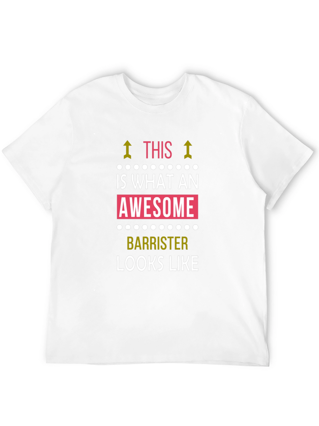 Awesome Barrister T-Shirt - Black Cotton Tee