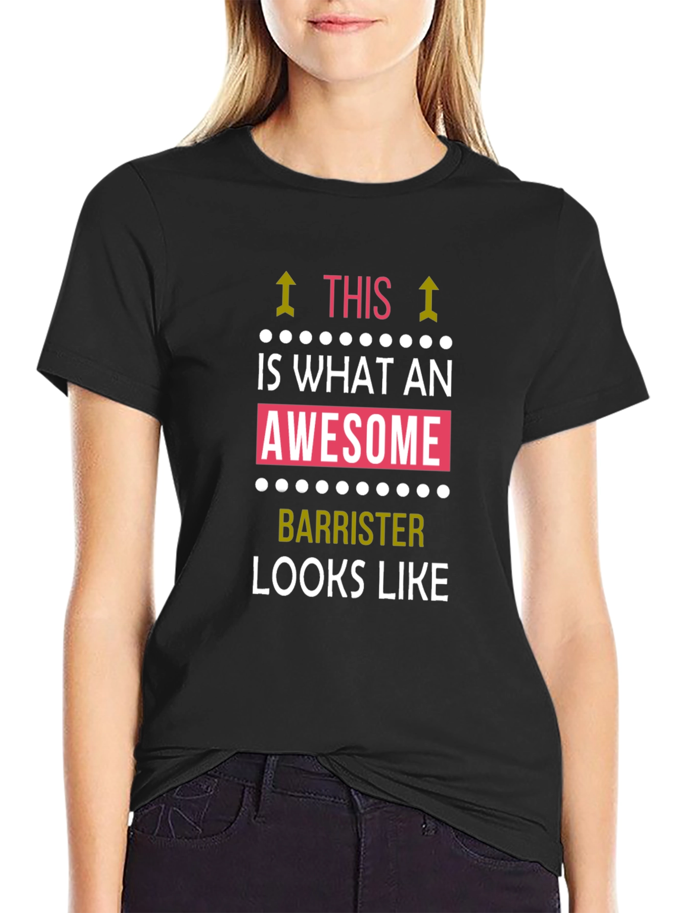 Awesome Barrister T-Shirt - Black Cotton Tee