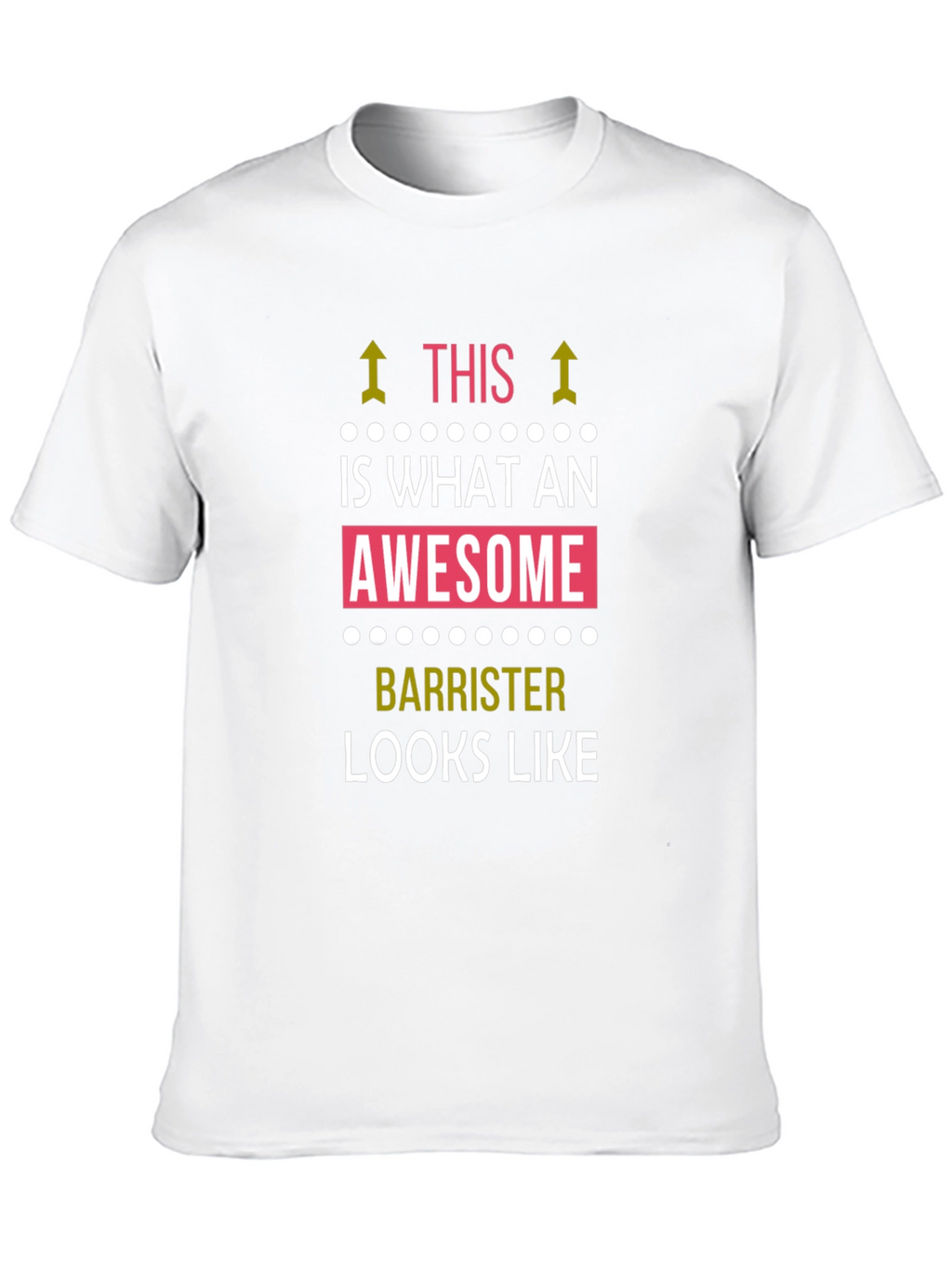 Awesome Barrister T-Shirt - Black Cotton Tee