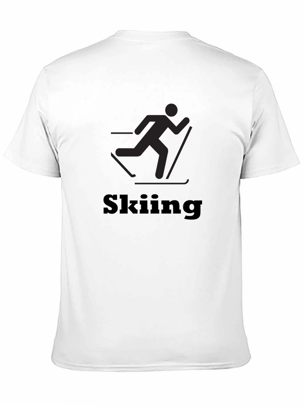 Skiing Graphic T-Shirt - Stylish Activewear