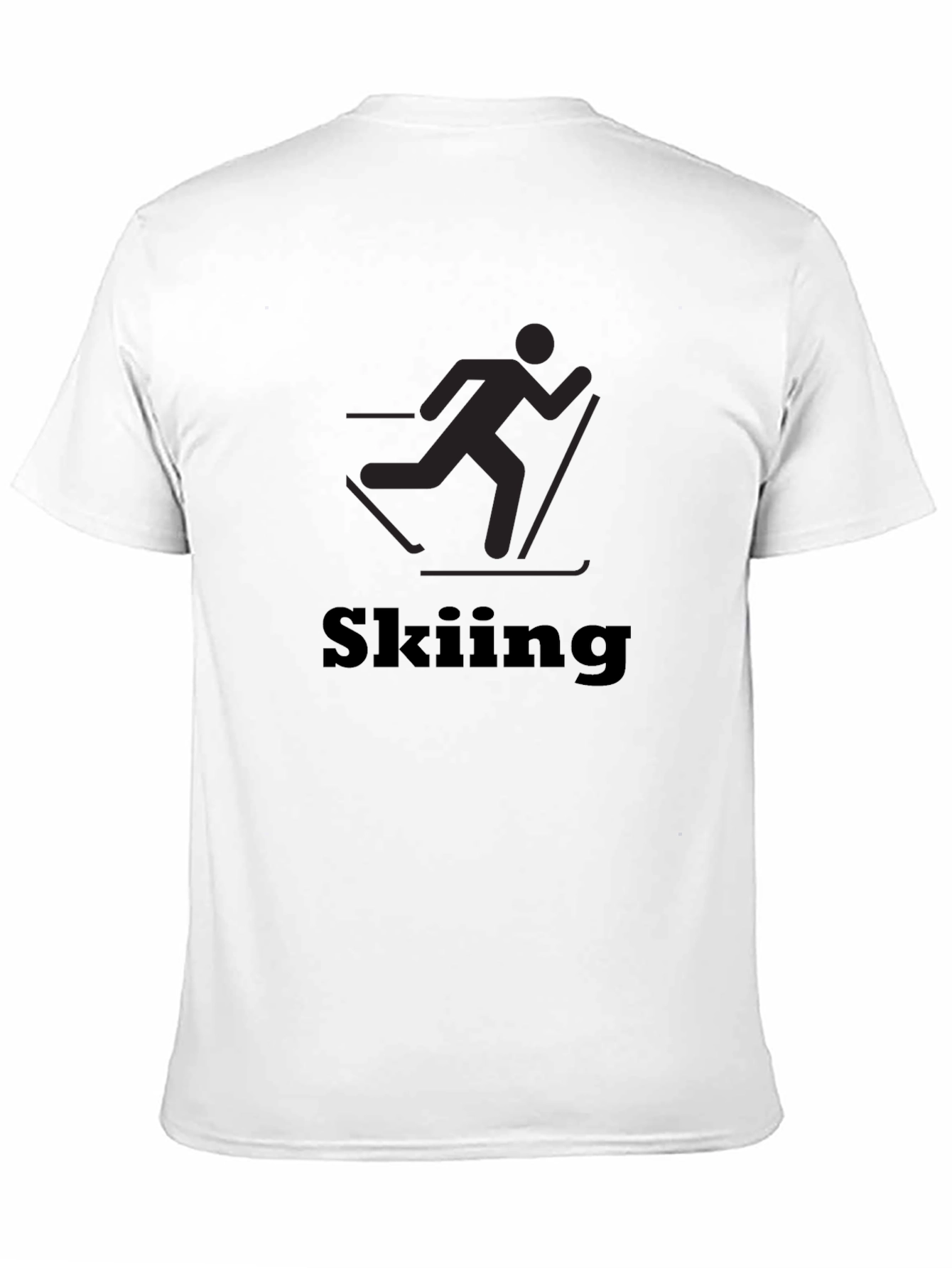 Skiing Graphic T-Shirt - Stylish Activewear