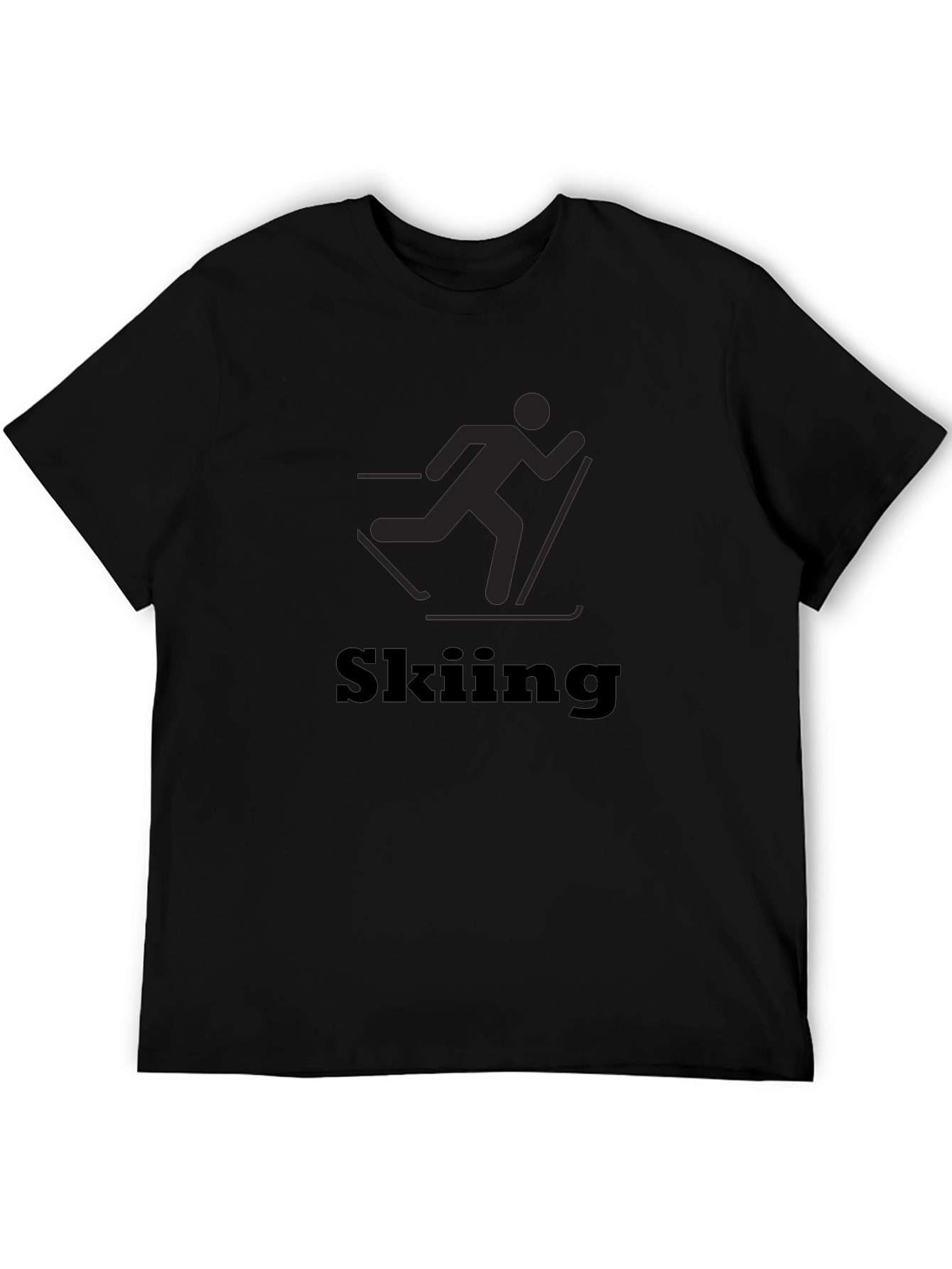 Skiing Graphic T-Shirt - Stylish Activewear