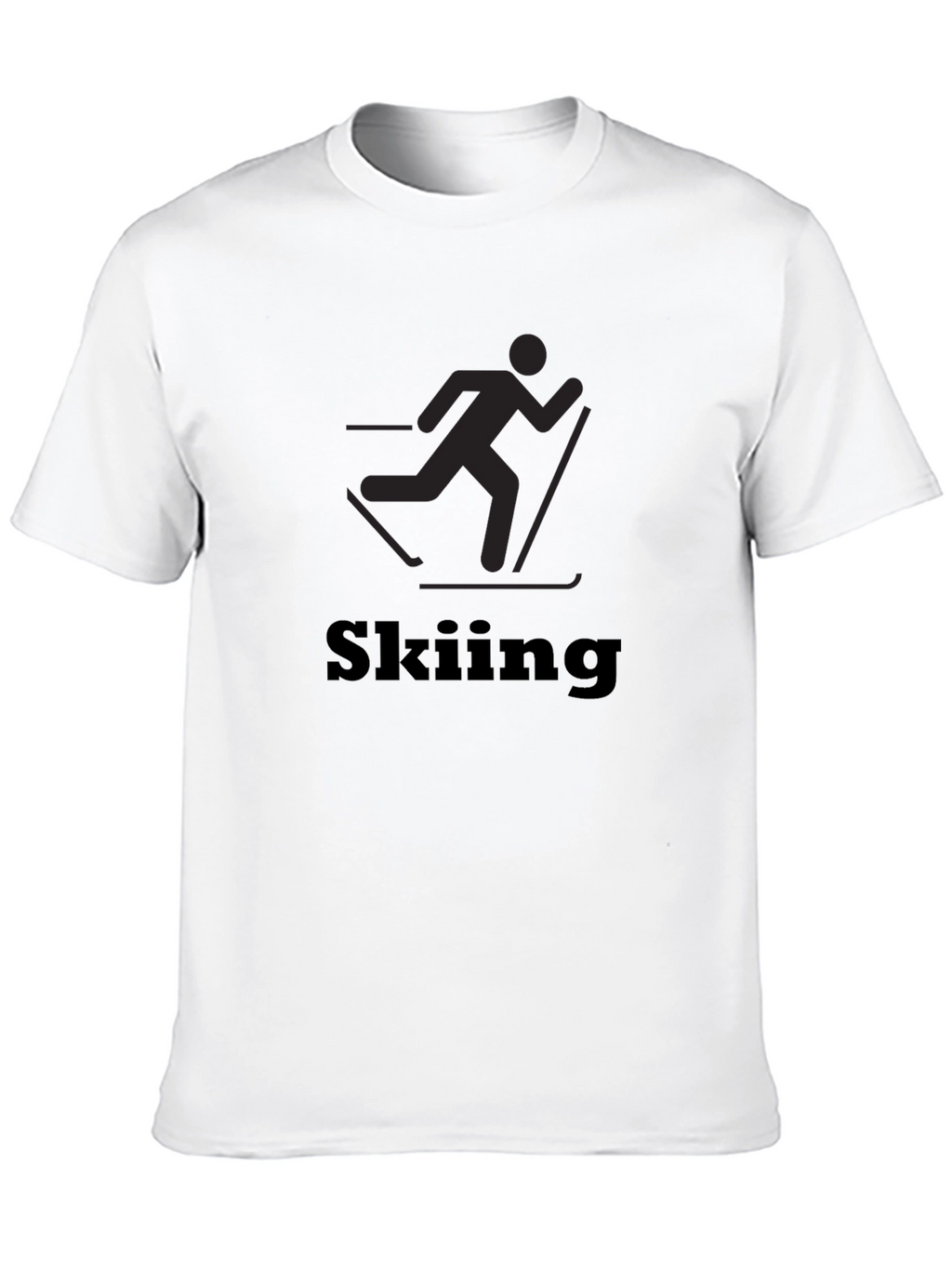Skiing Graphic T-Shirt - Stylish Activewear