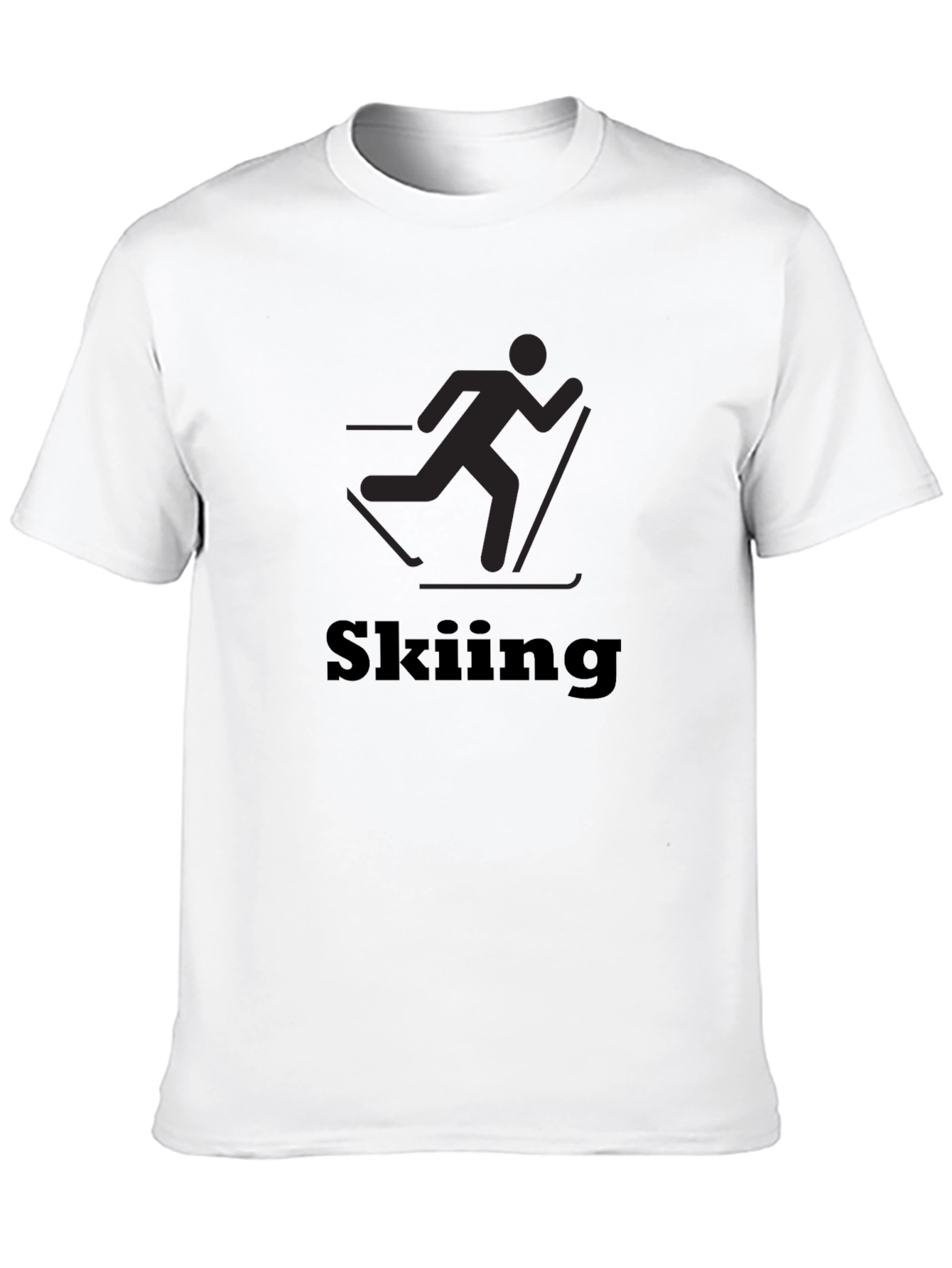Skiing Graphic T-Shirt - Stylish Activewear