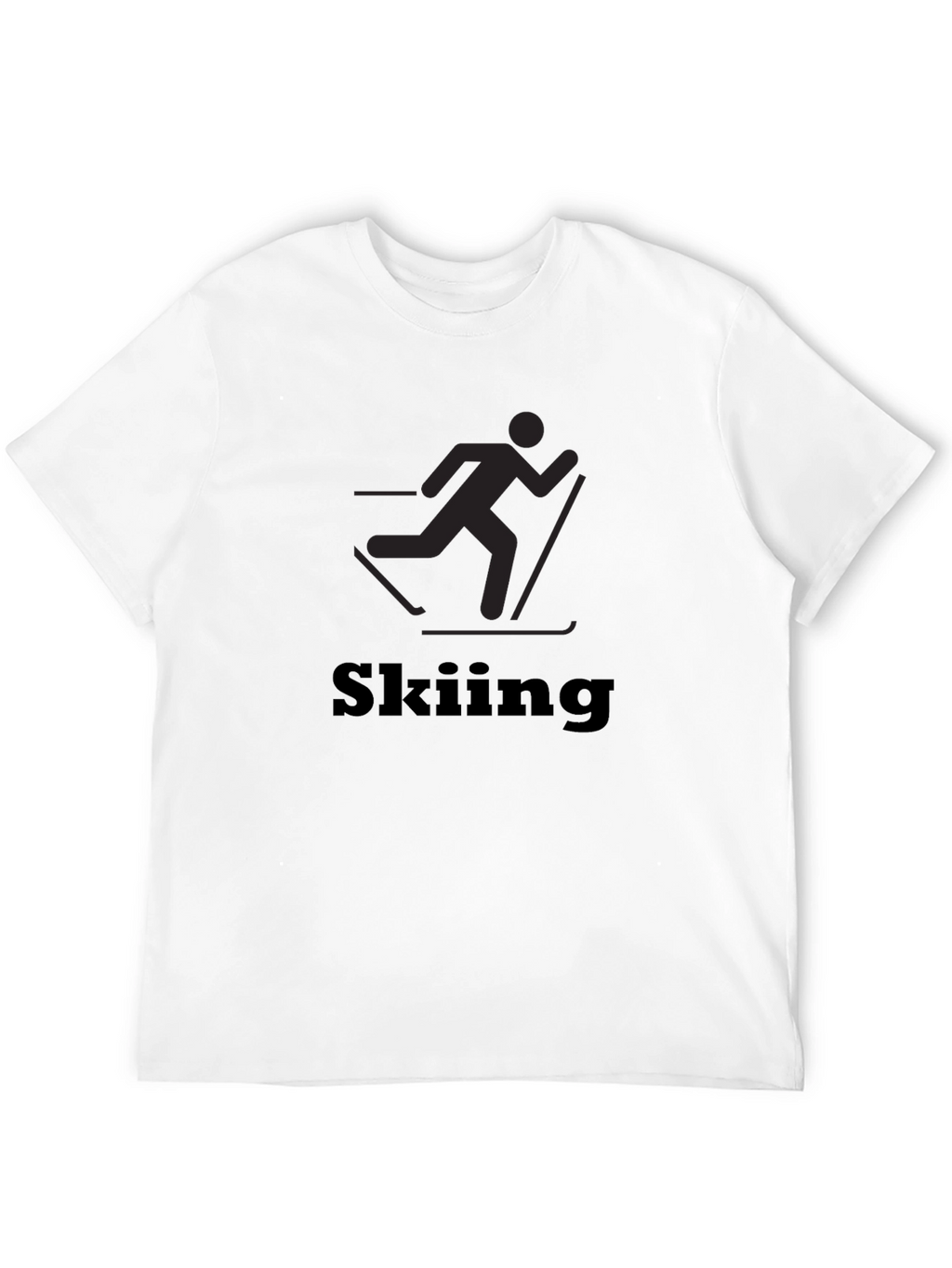 Skiing Graphic T-Shirt - Stylish Activewear