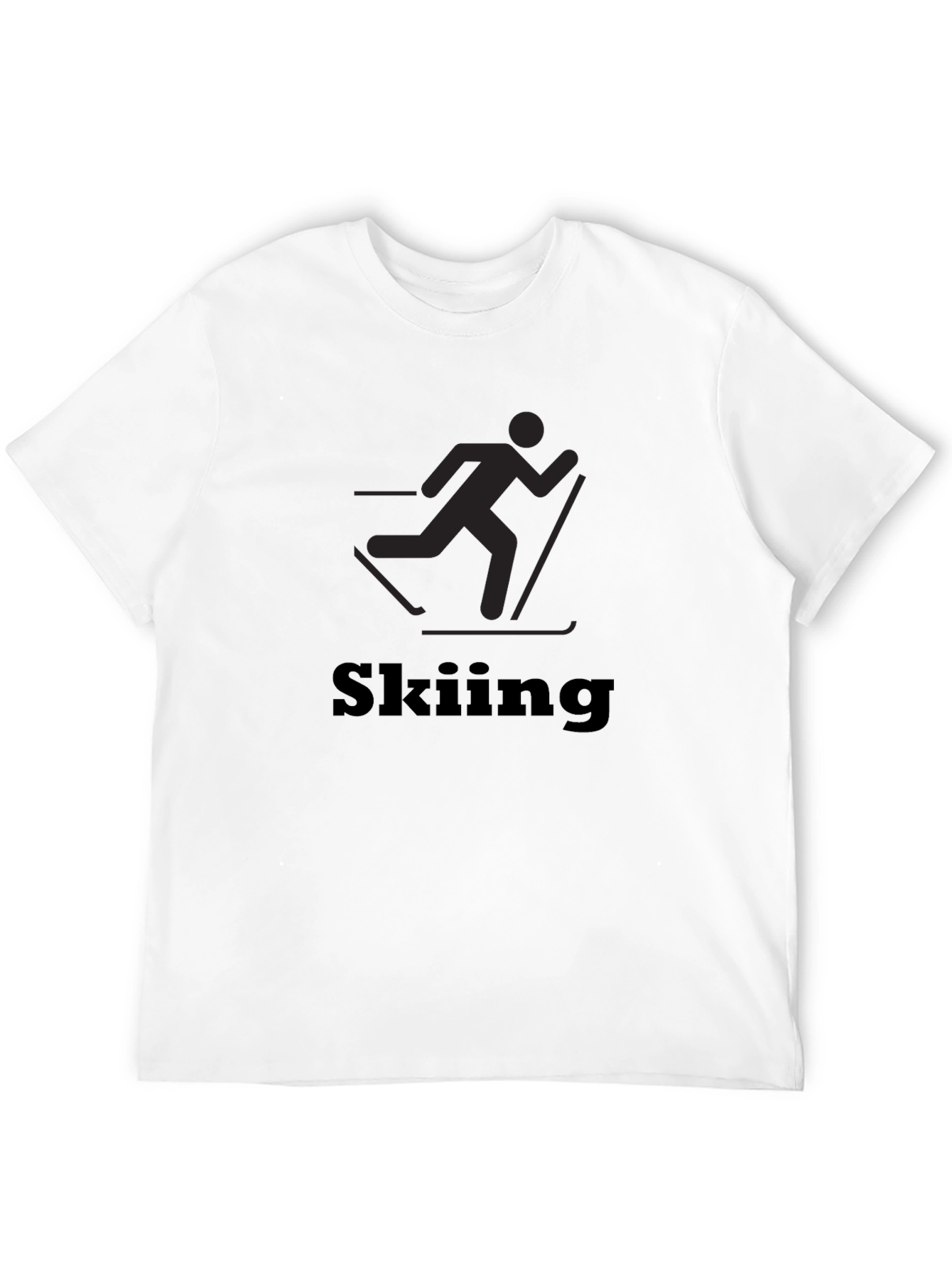 Skiing Graphic T-Shirt - Stylish Activewear