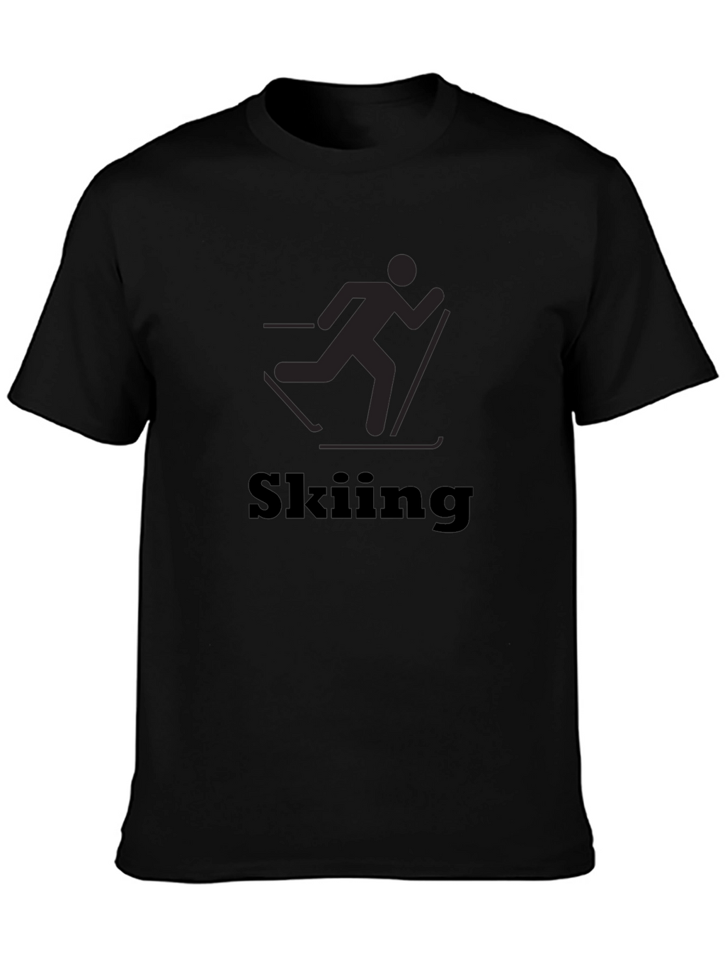 Skiing Graphic T-Shirt - Stylish Activewear