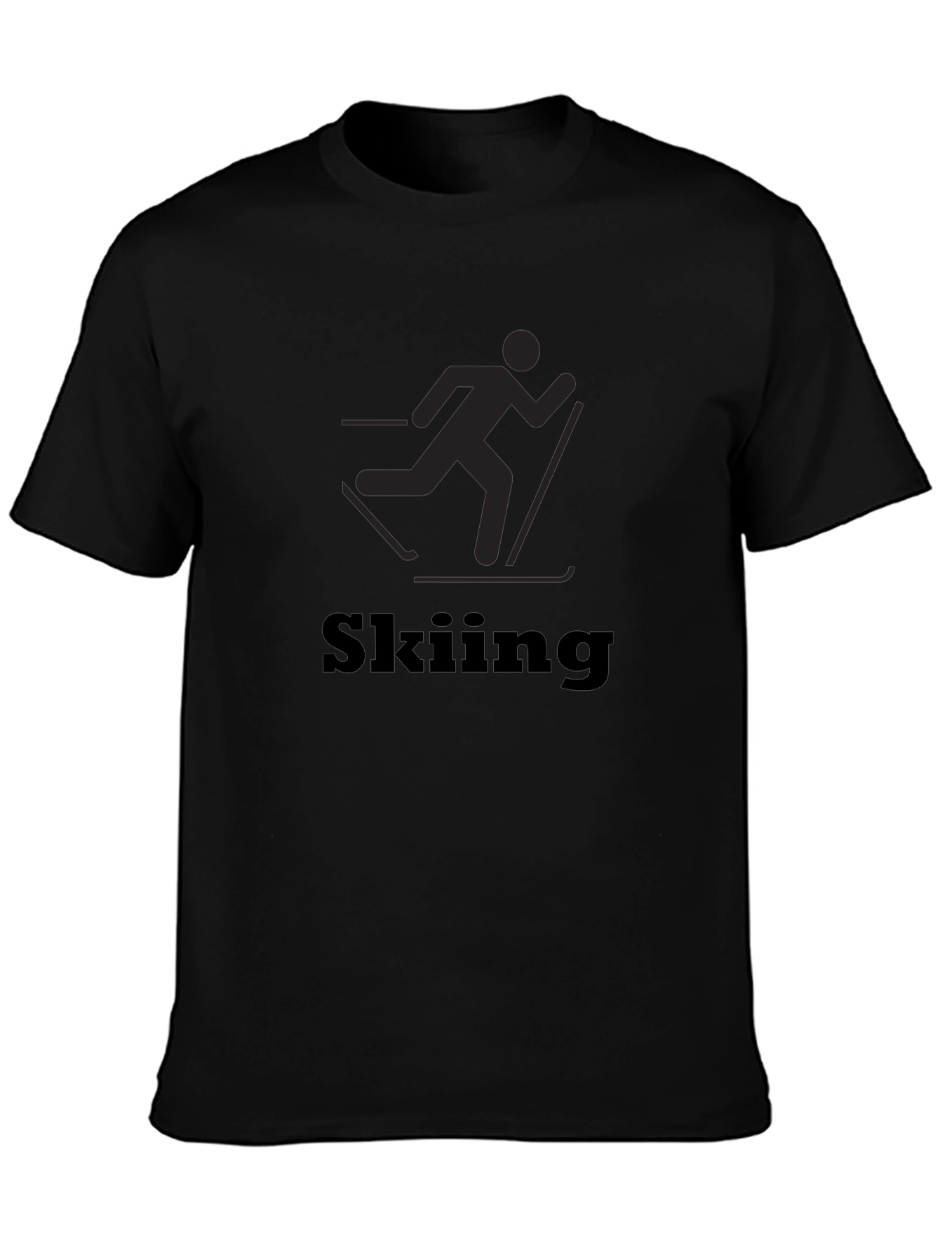 Skiing Graphic T-Shirt - Stylish Activewear