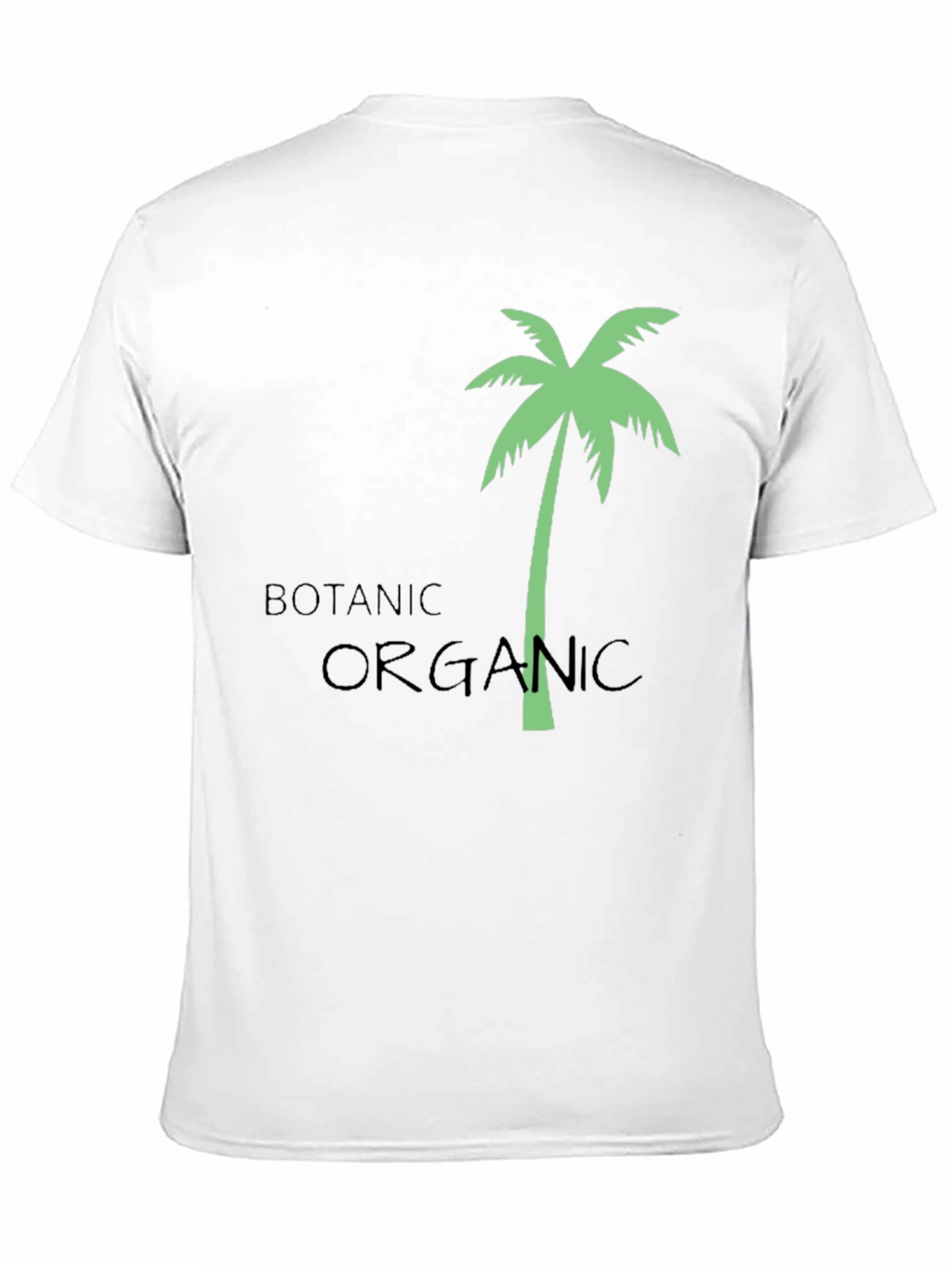 Botanic Organic Palm Tree Graphic T-Shirt