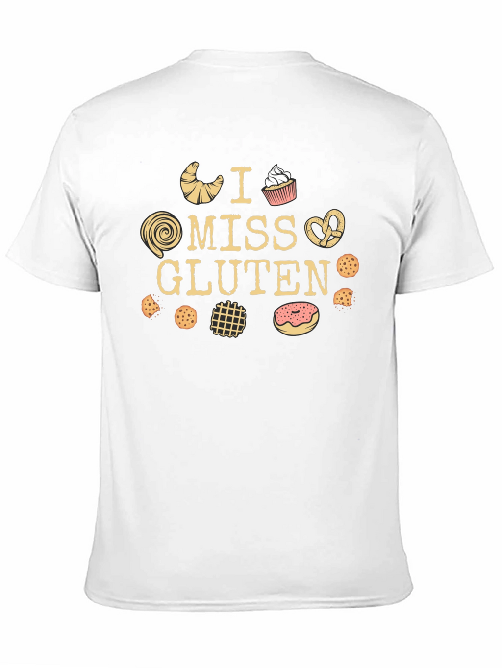 I Miss Gluten Black T-Shirt