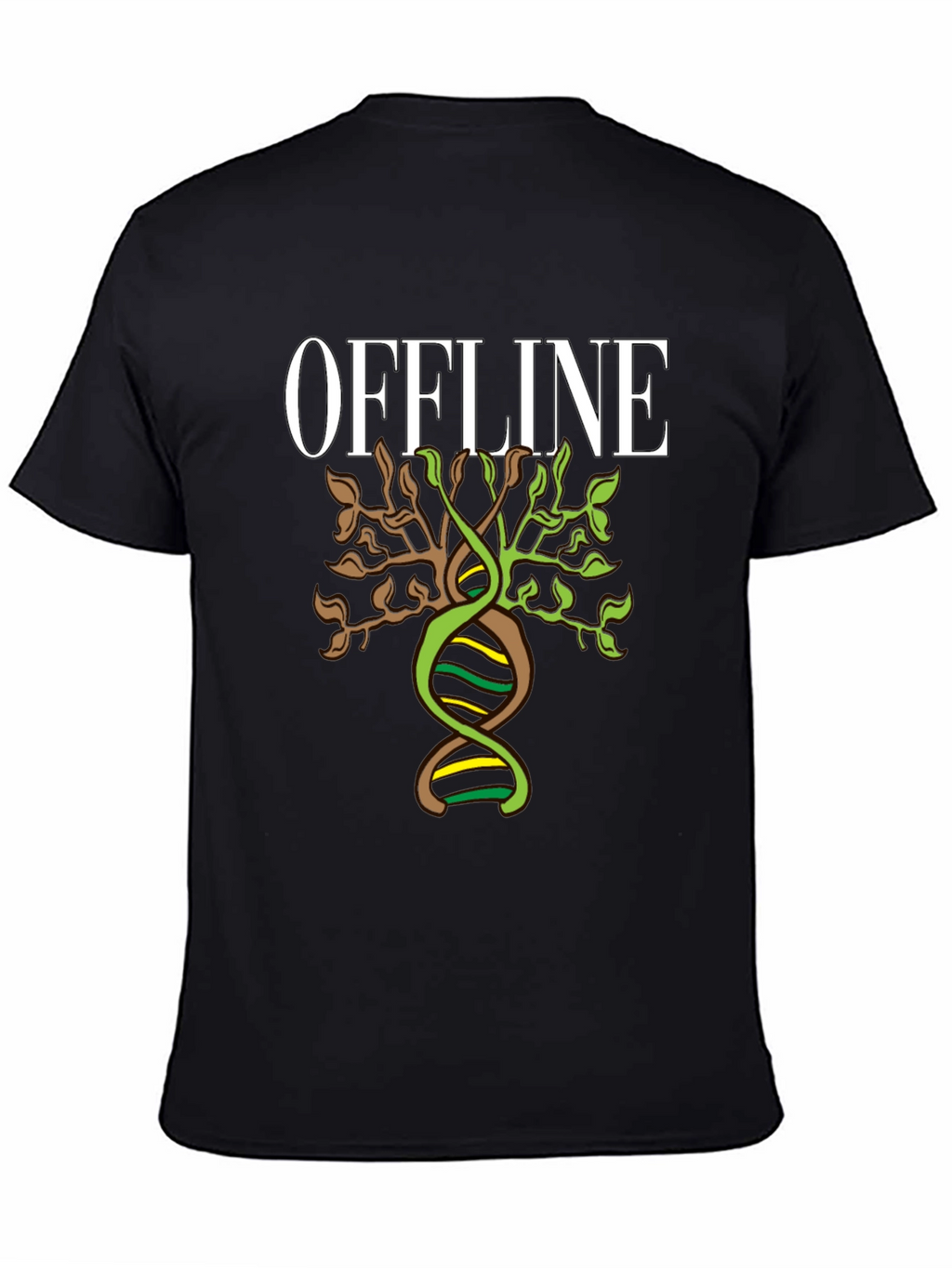 Offline DNA Tree Graphic T-Shirt