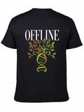 Offline DNA Tree Graphic T-Shirt