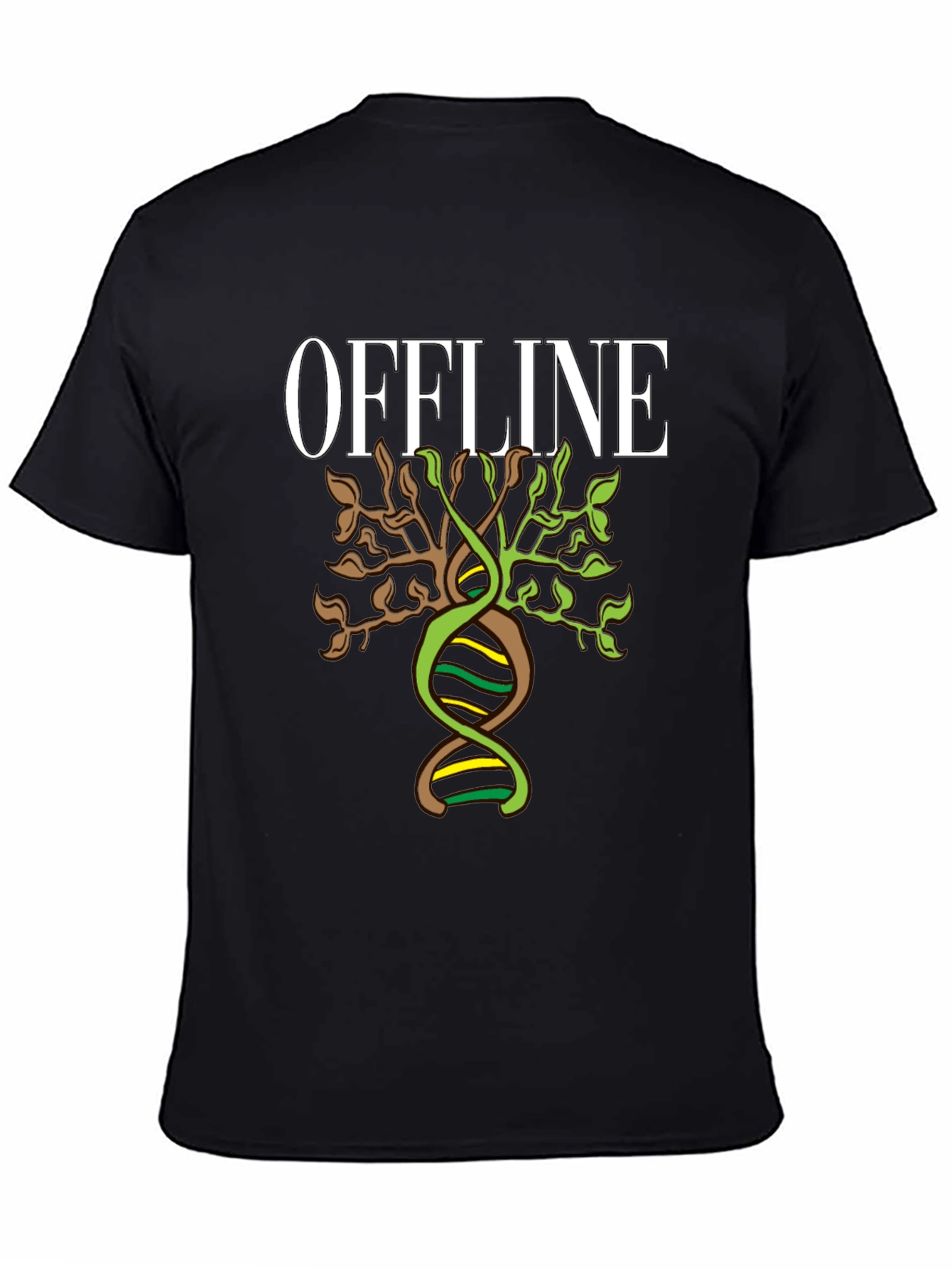 Offline DNA Tree Graphic T-Shirt