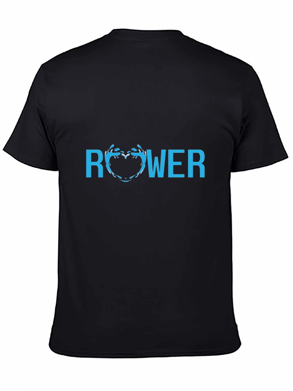Rower T-Shirt - Cool Heart Water Design