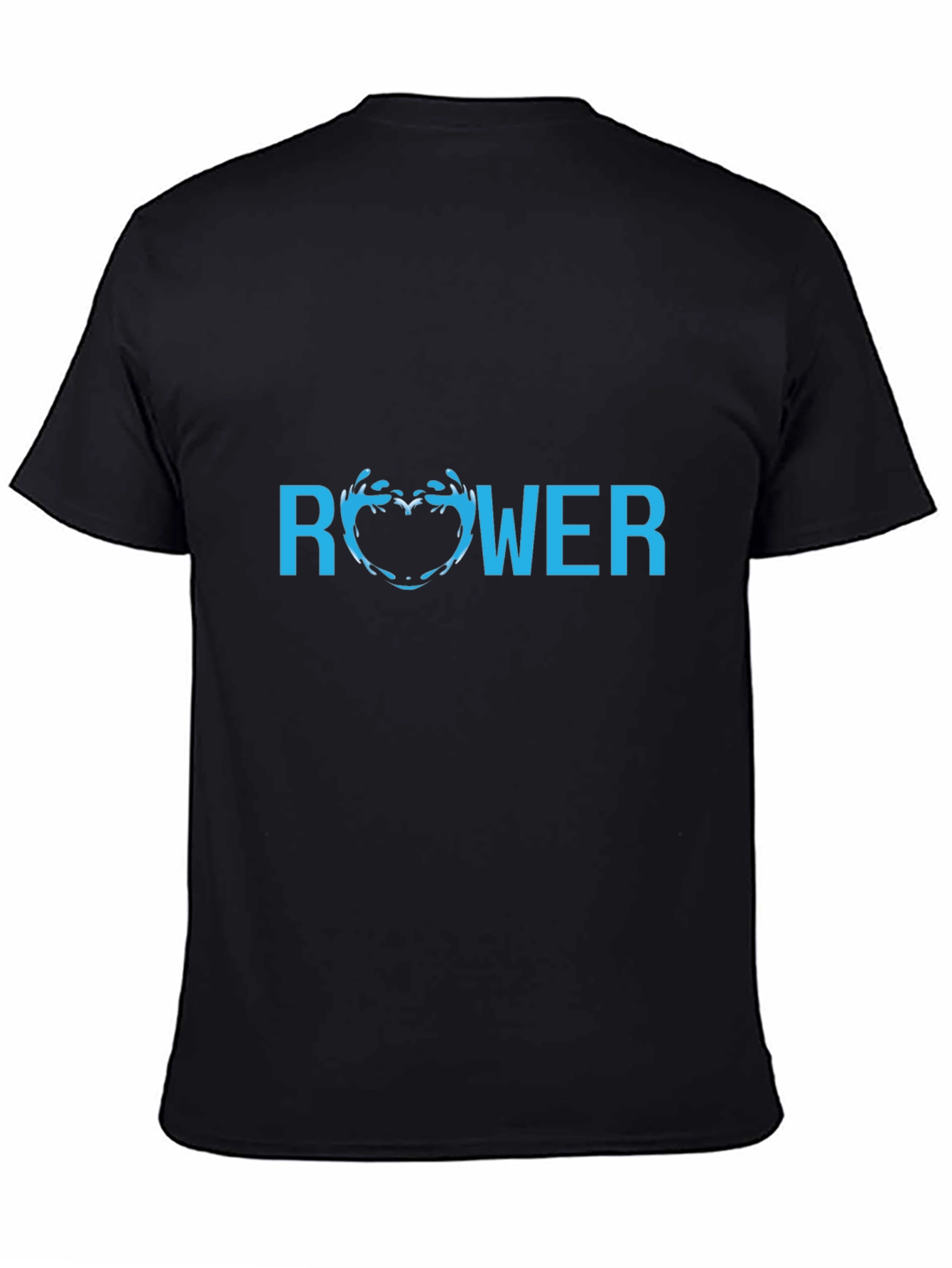 Rower T-Shirt - Cool Heart Water Design