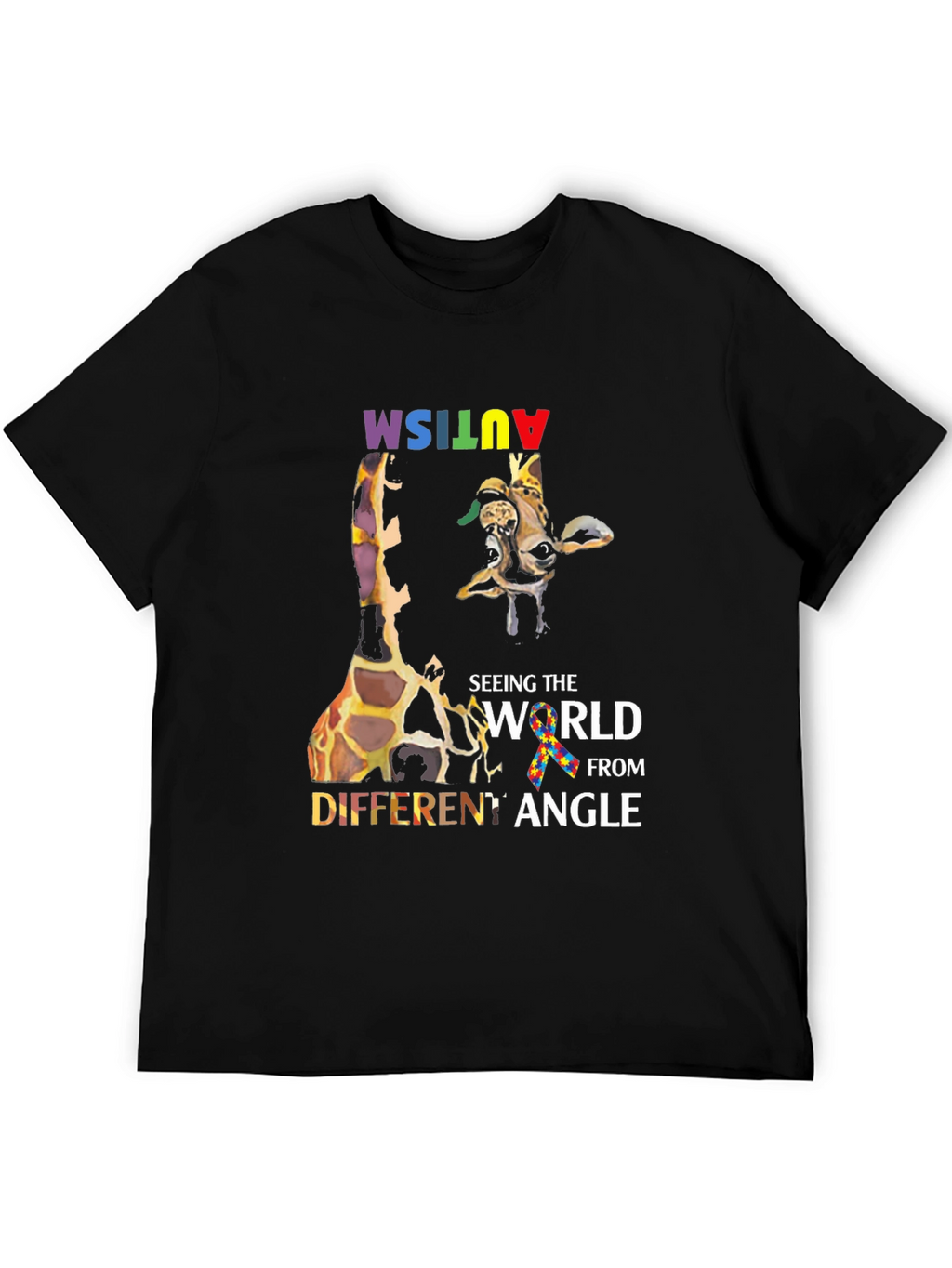 Autism Awareness Giraffe T-Shirt