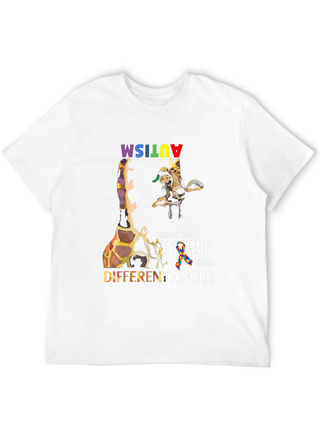Autism Awareness Giraffe T-Shirt