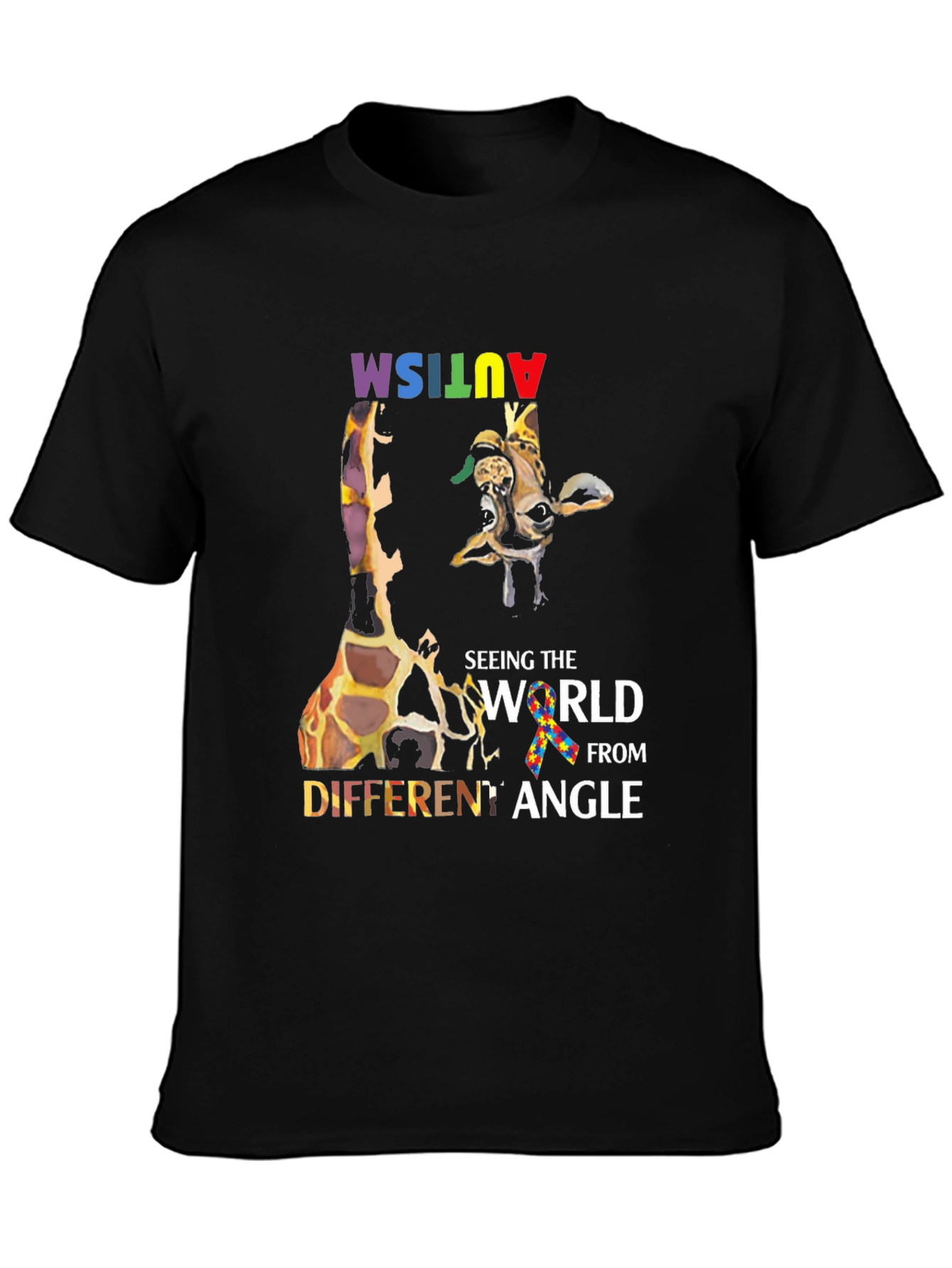 Autism Awareness Giraffe T-Shirt