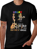 Autism Awareness Giraffe T-Shirt