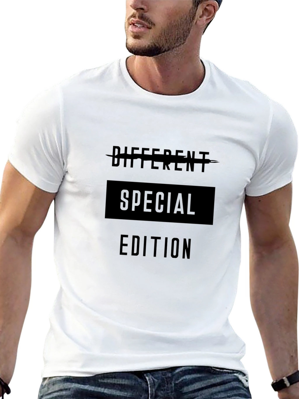 Different Special Edition Black T-Shirt