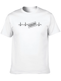 Massage Therapist Heartbeat T-Shirt - Black
