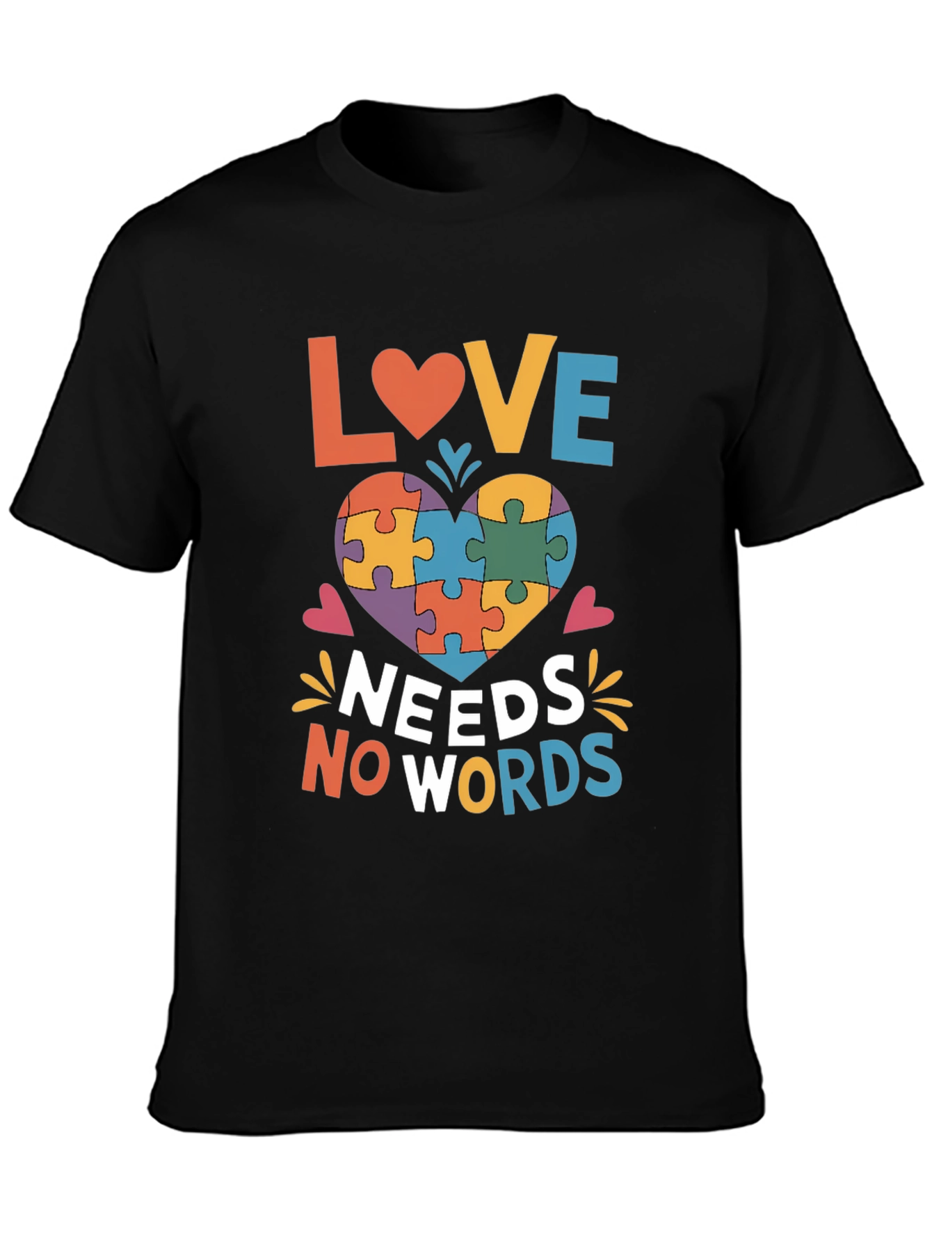Autism Awareness Love Needs No Words T-Shirt