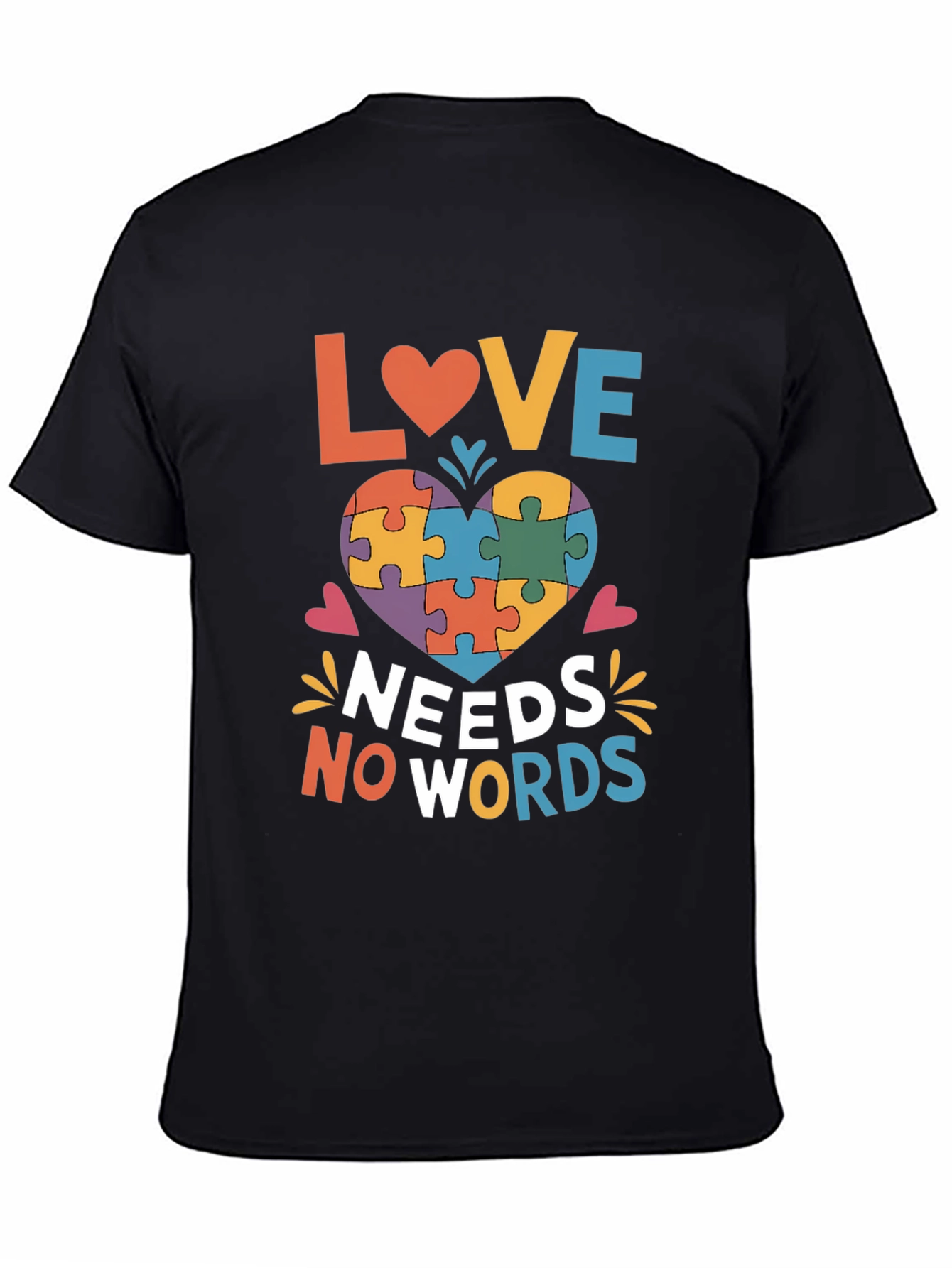 Autism Awareness Love Needs No Words T-Shirt