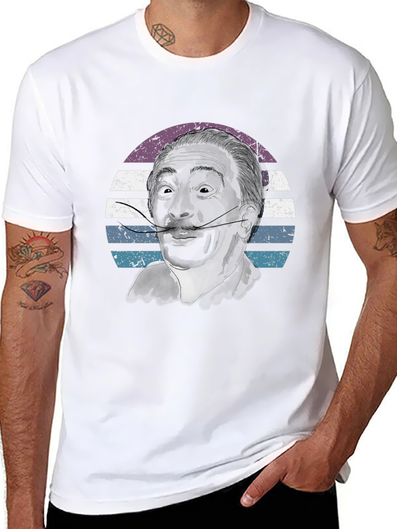 Retro Salvador Dali Graphic Tee