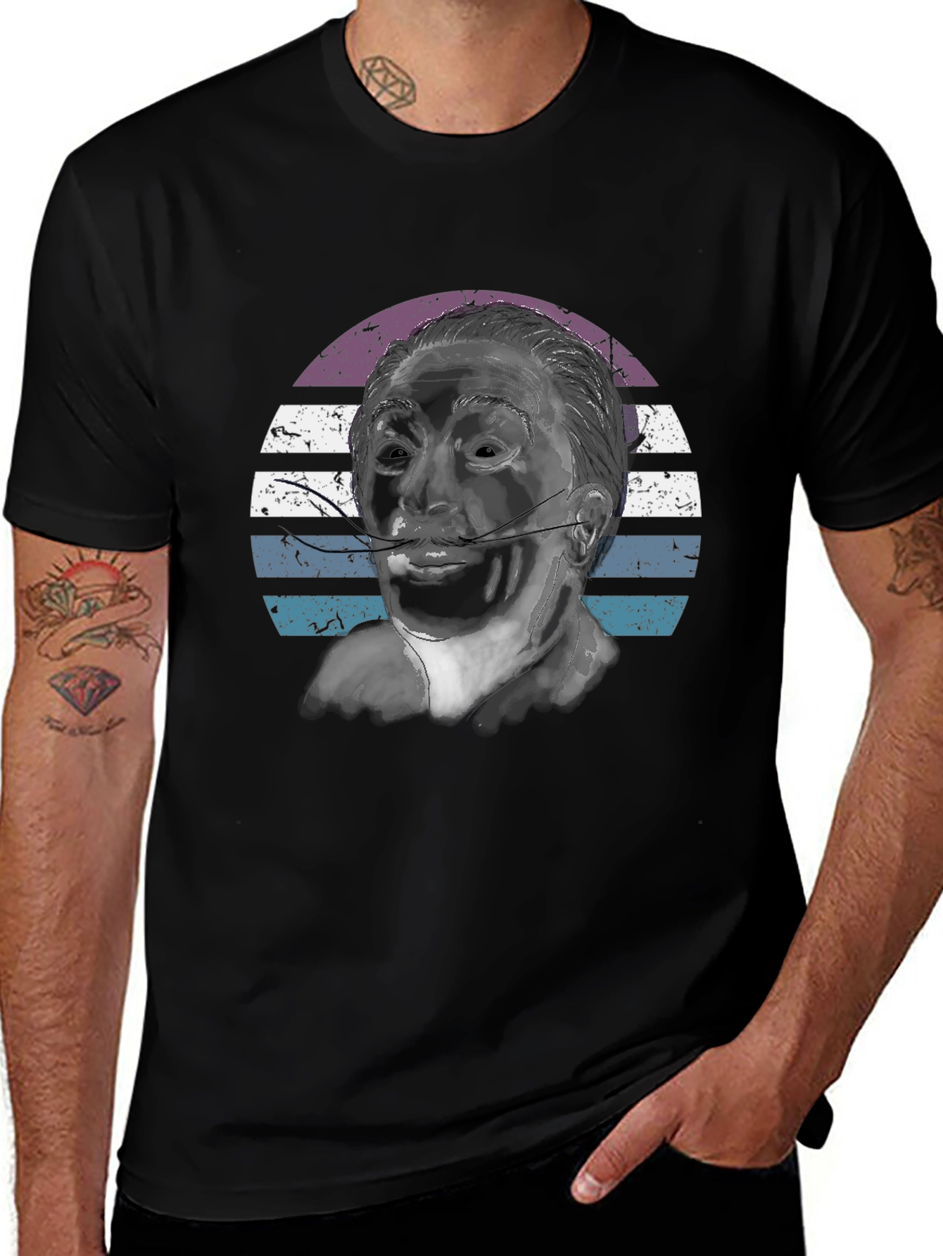 Retro Salvador Dali Graphic Tee