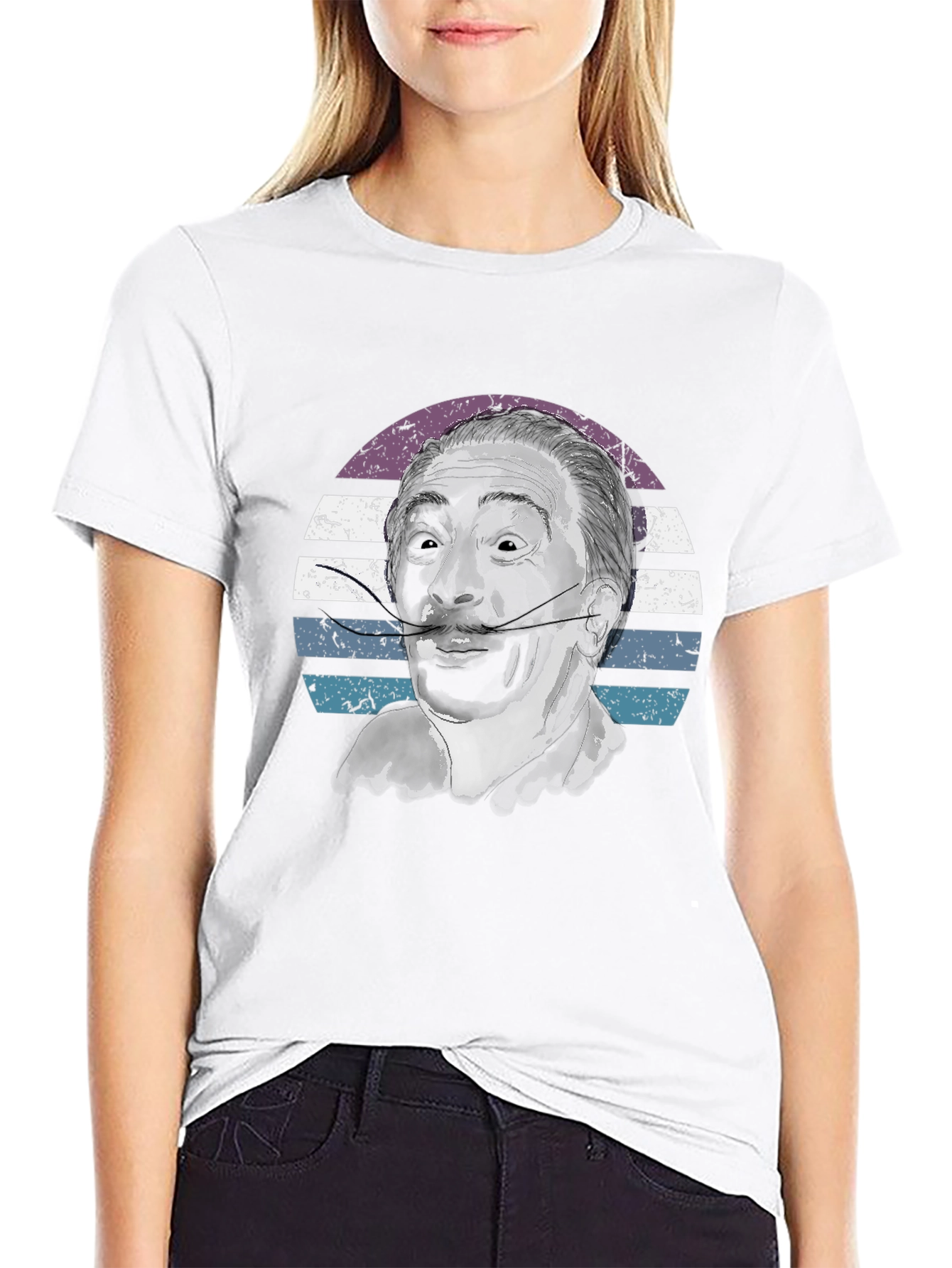 Retro Salvador Dali Graphic Tee