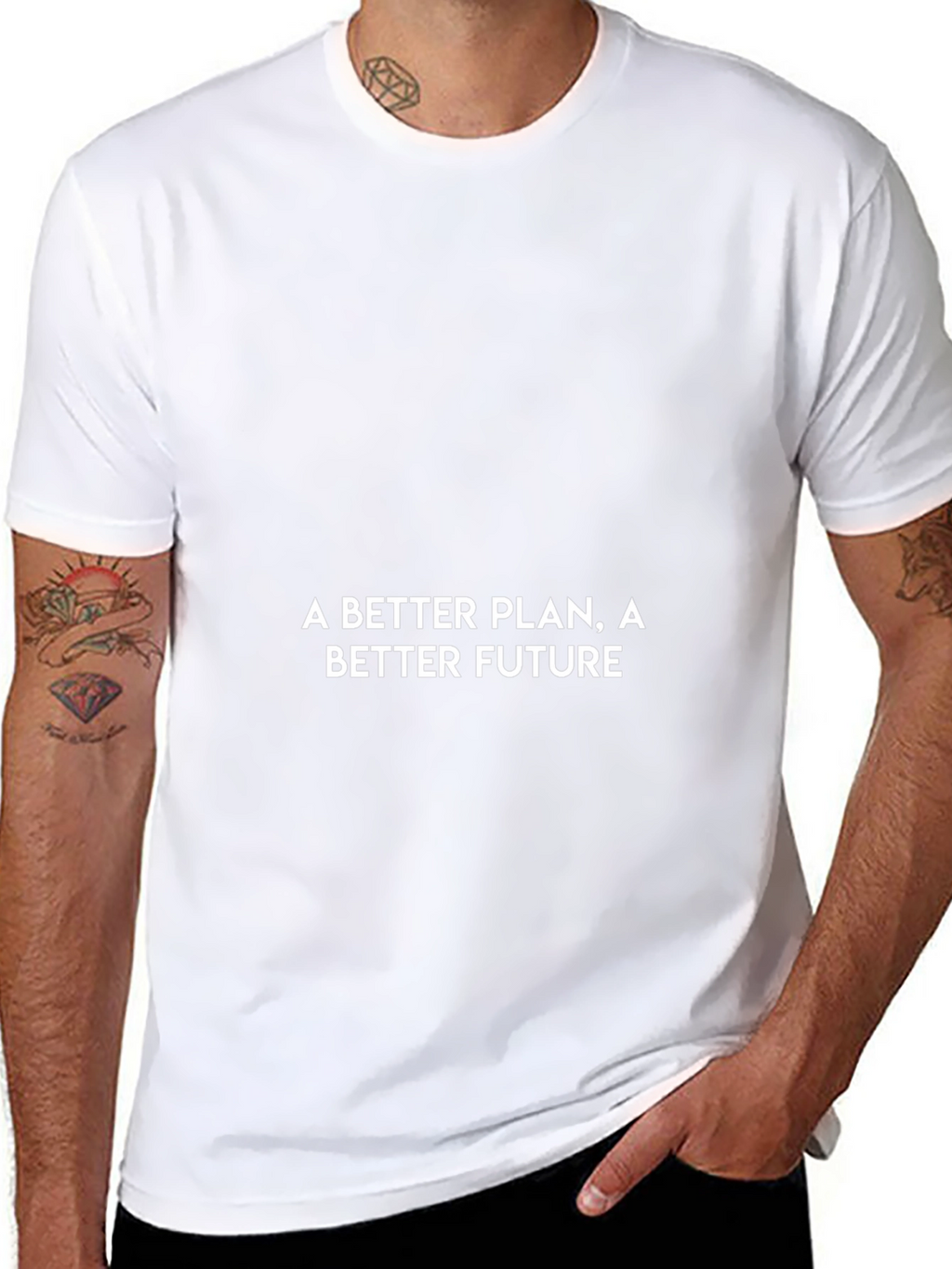 A Better Plan Tee - Motivational Black T-Shirt