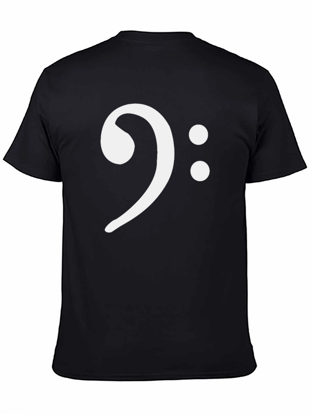 Bass Clef Music T-Shirt - Black