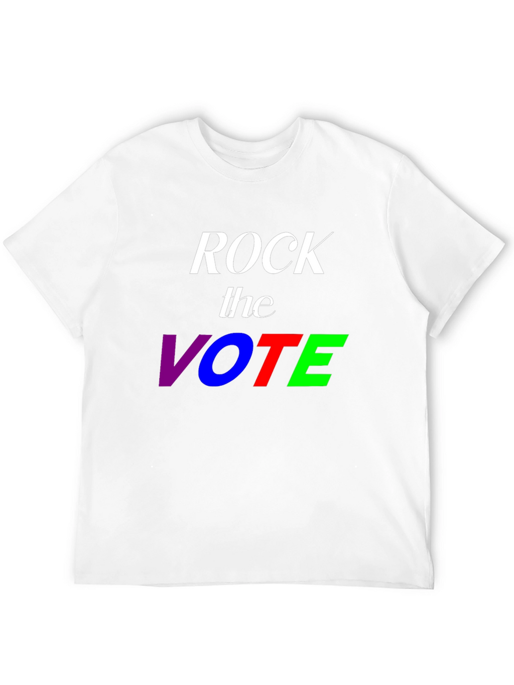 Rock the Vote T-Shirt - Patriotic Election Design