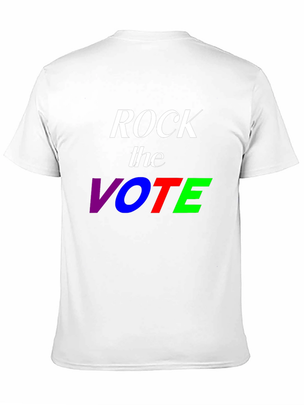 Rock the Vote T-Shirt - Patriotic Election Design