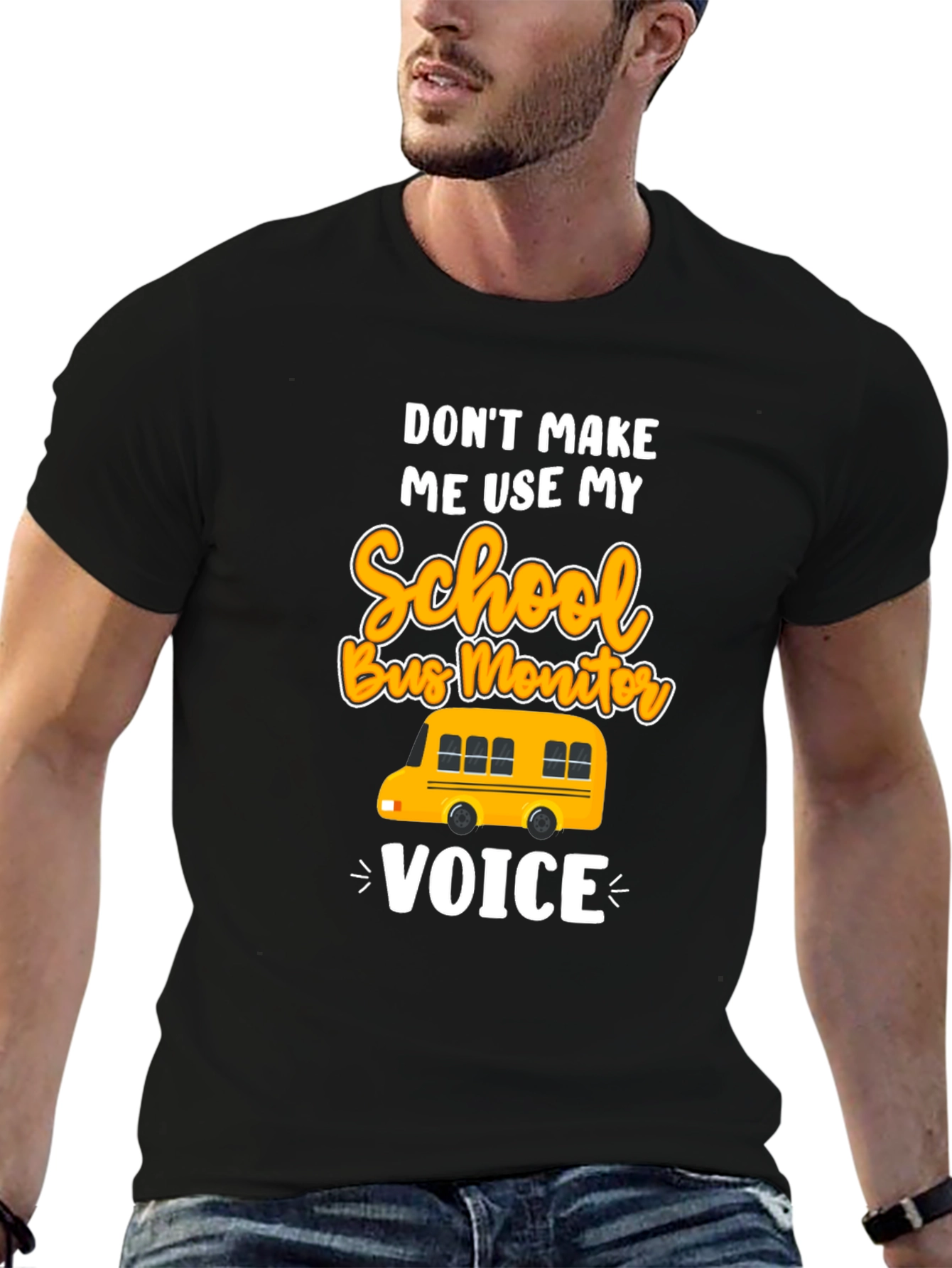 School Bus Monitor Voice T-Shirt