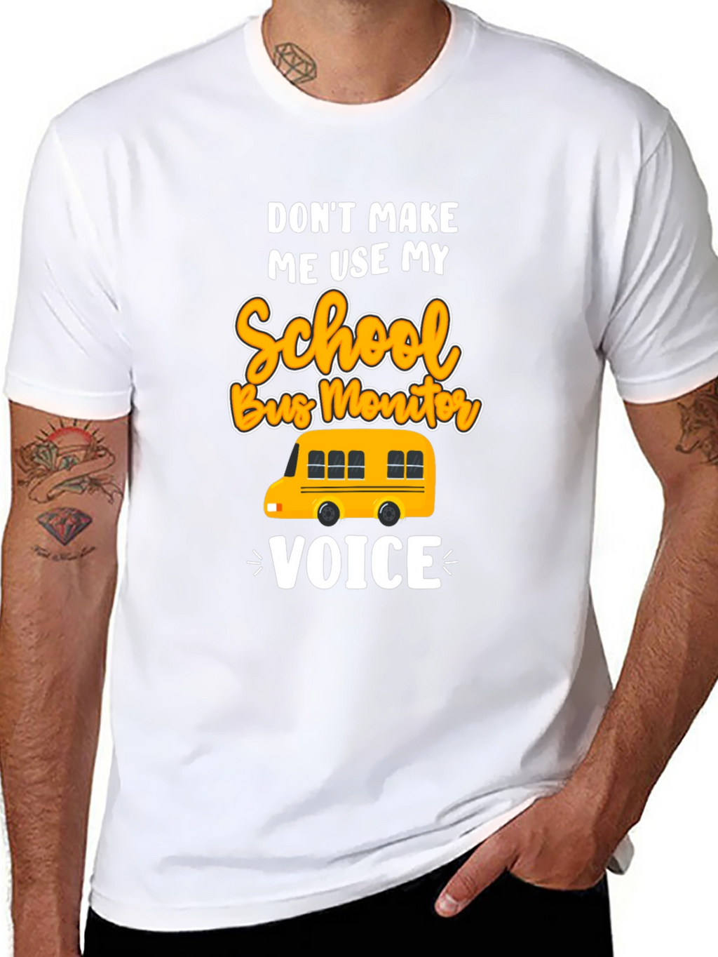 School Bus Monitor Voice T-Shirt
