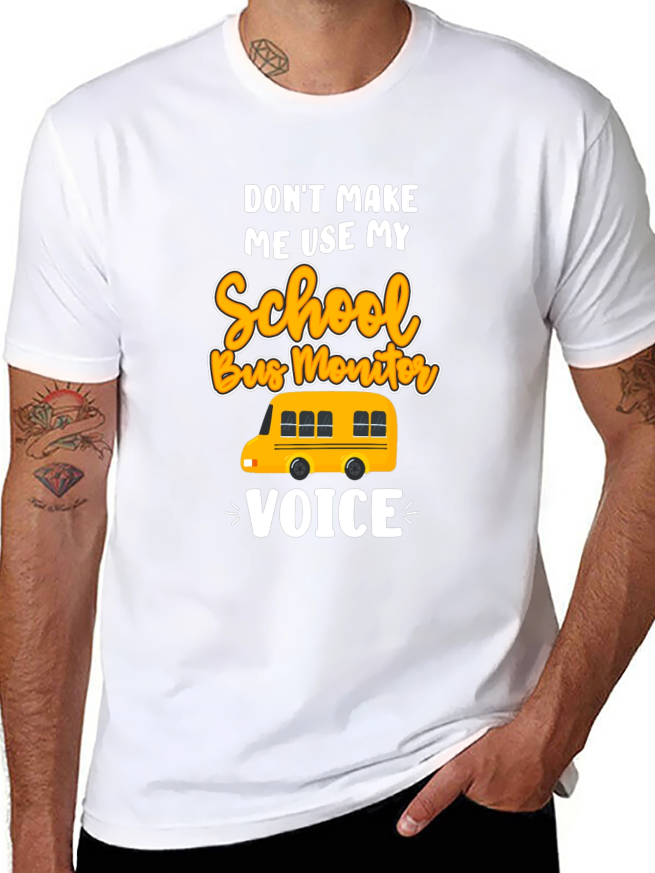 School Bus Monitor Voice T-Shirt