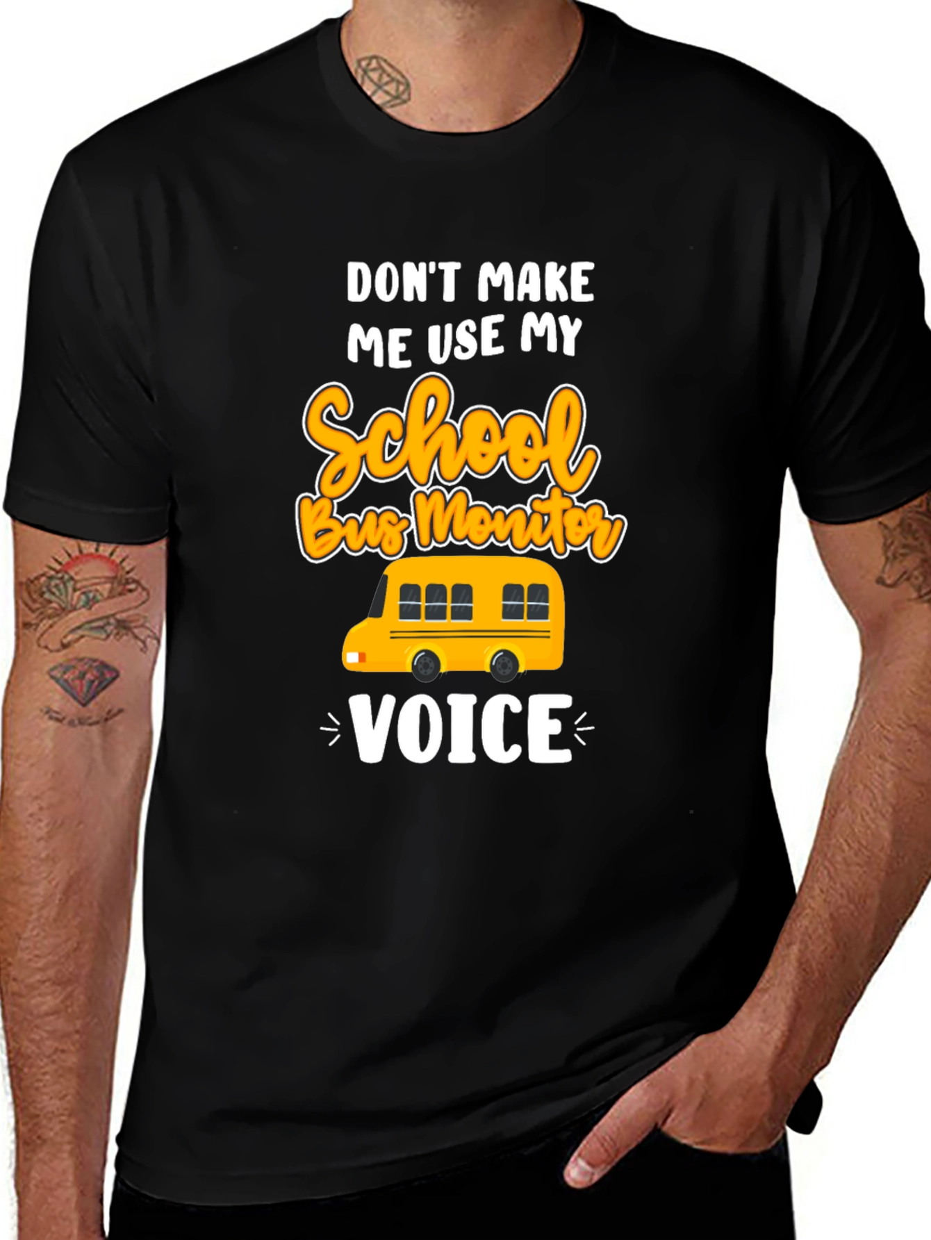 School Bus Monitor Voice T-Shirt