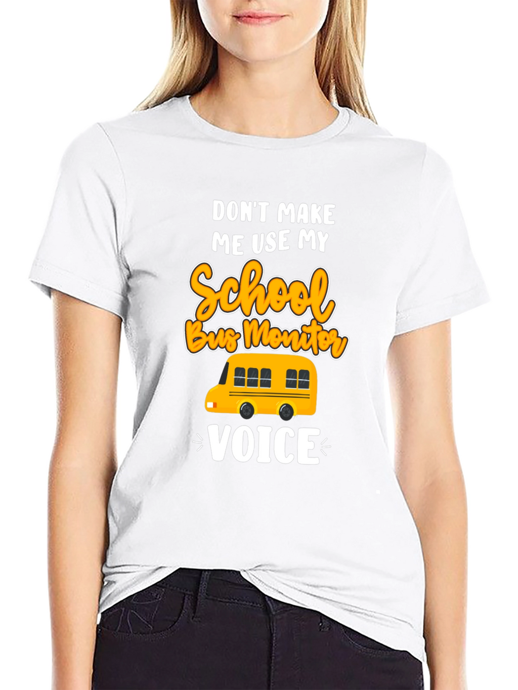 School Bus Monitor Voice T-Shirt