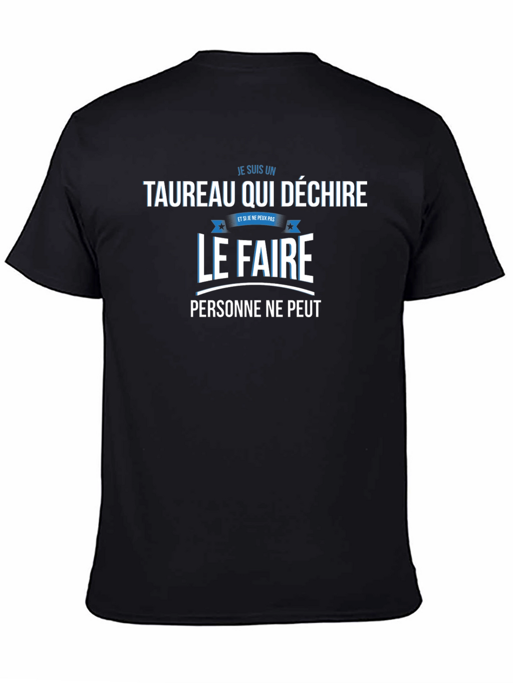 Taurus Zodiac Graphic Tee - French Slogan T-Shirt
