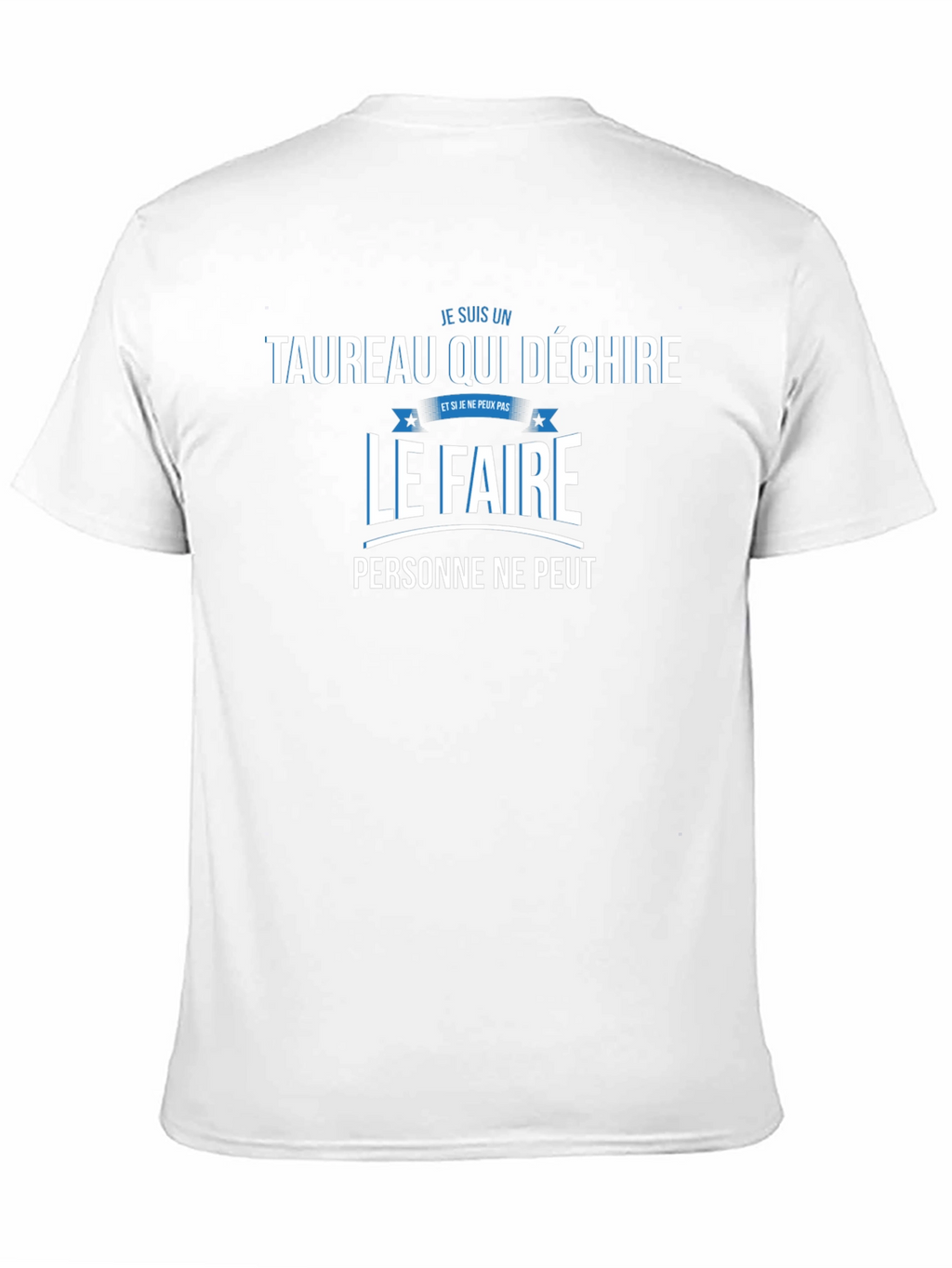 Taurus Zodiac Graphic Tee - French Slogan T-Shirt