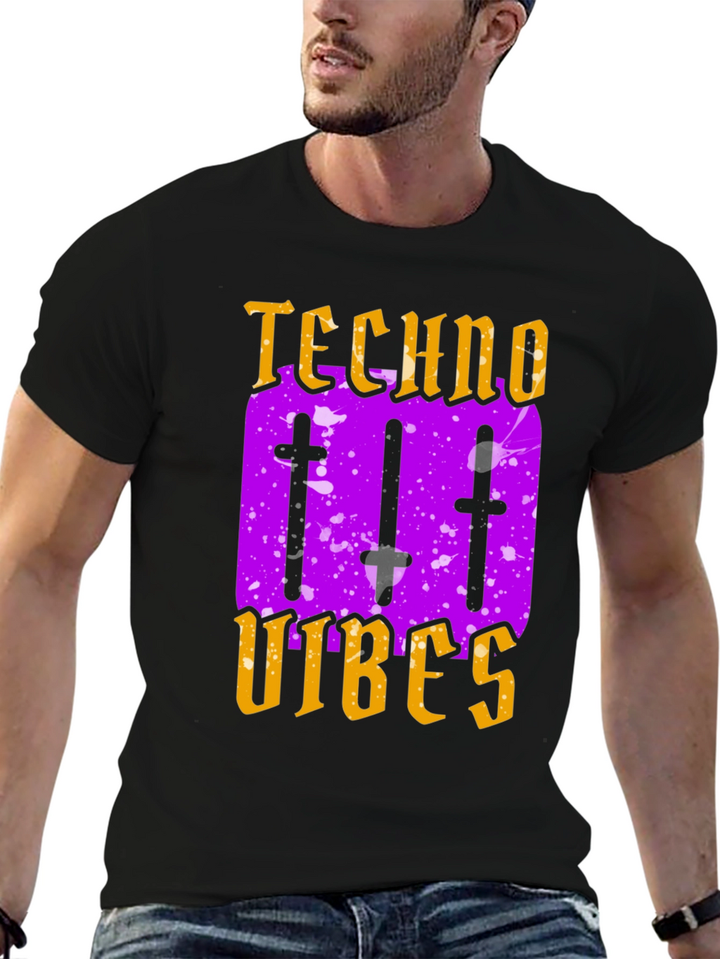 Techno Vibes Graphic Tee